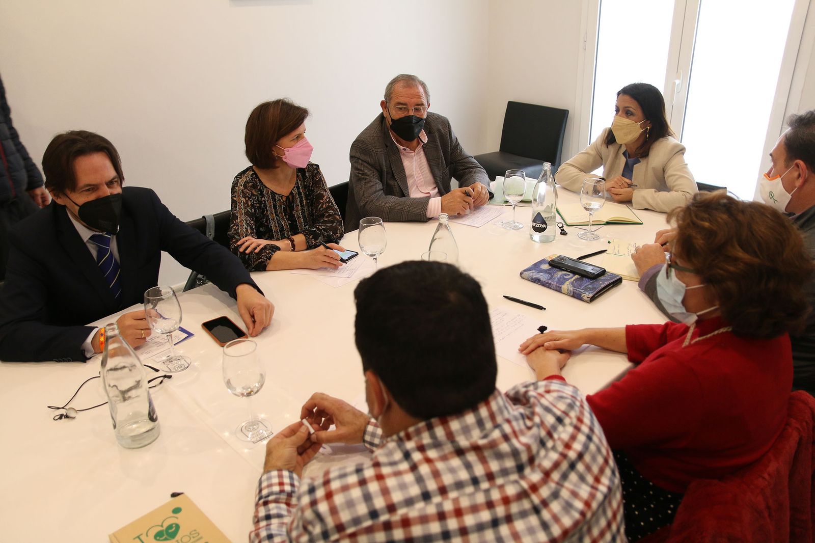 Ciudadanos se reúne con Hortyfruta para analizar la situación de la agricultura almeriense.