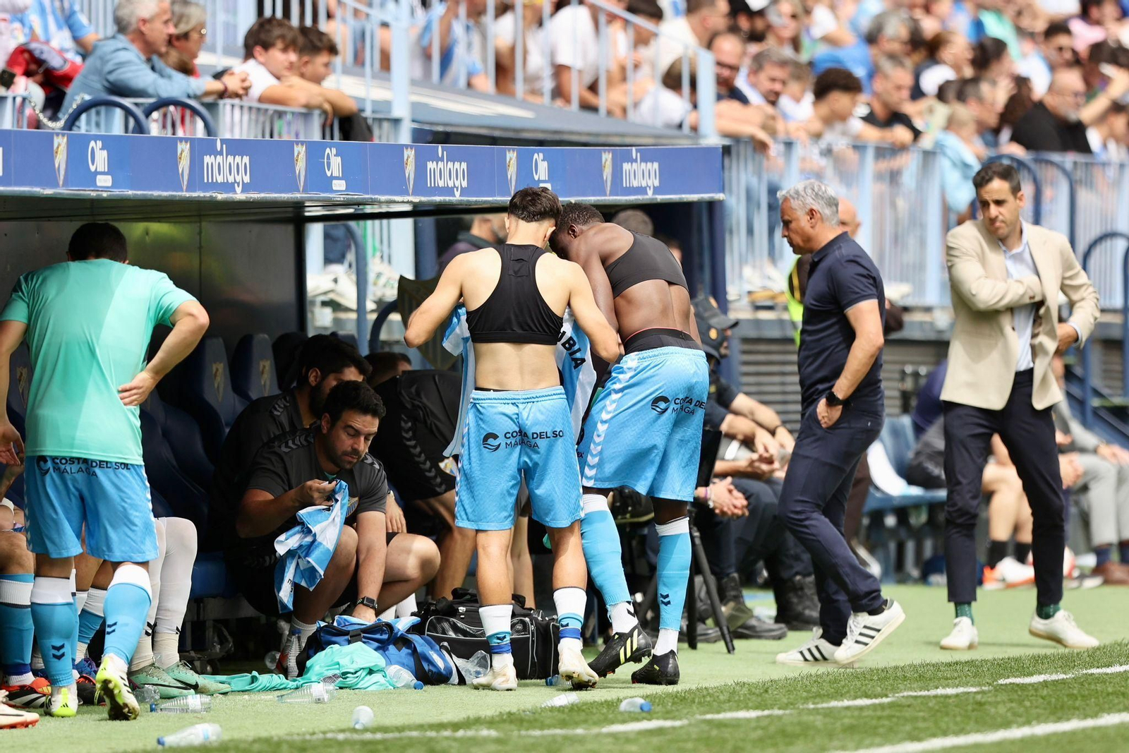 Málaga CF-AD Ceuta, en fotos