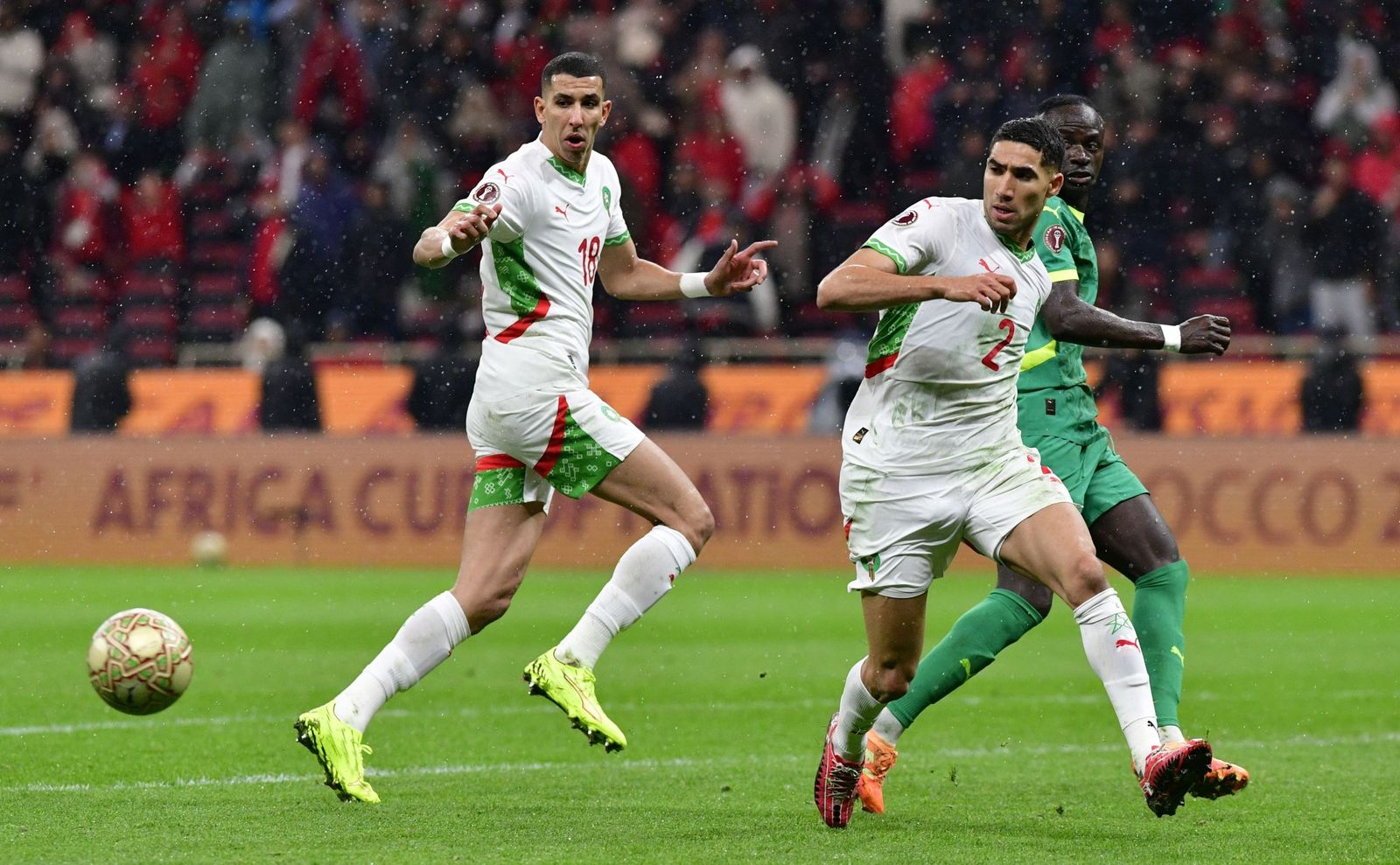 Las fotos de la final entre Marruecos y Senegal en la Copa África