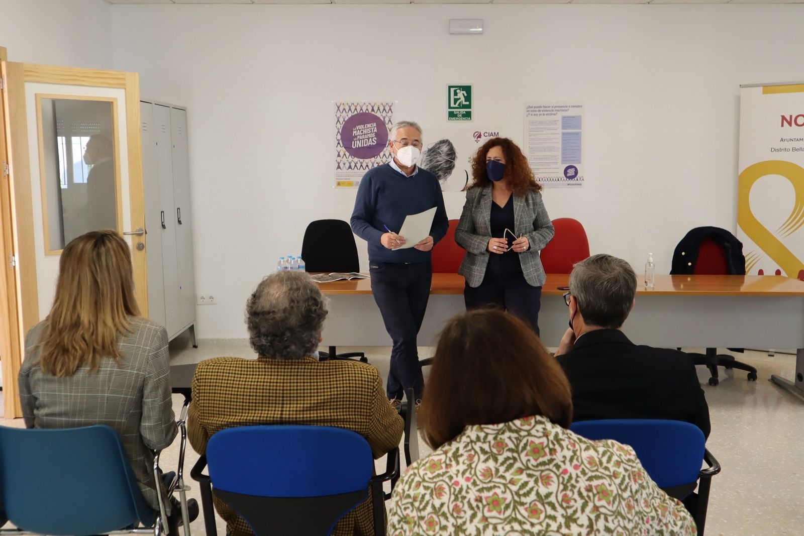 Explicación del proyecto a los vecinos.