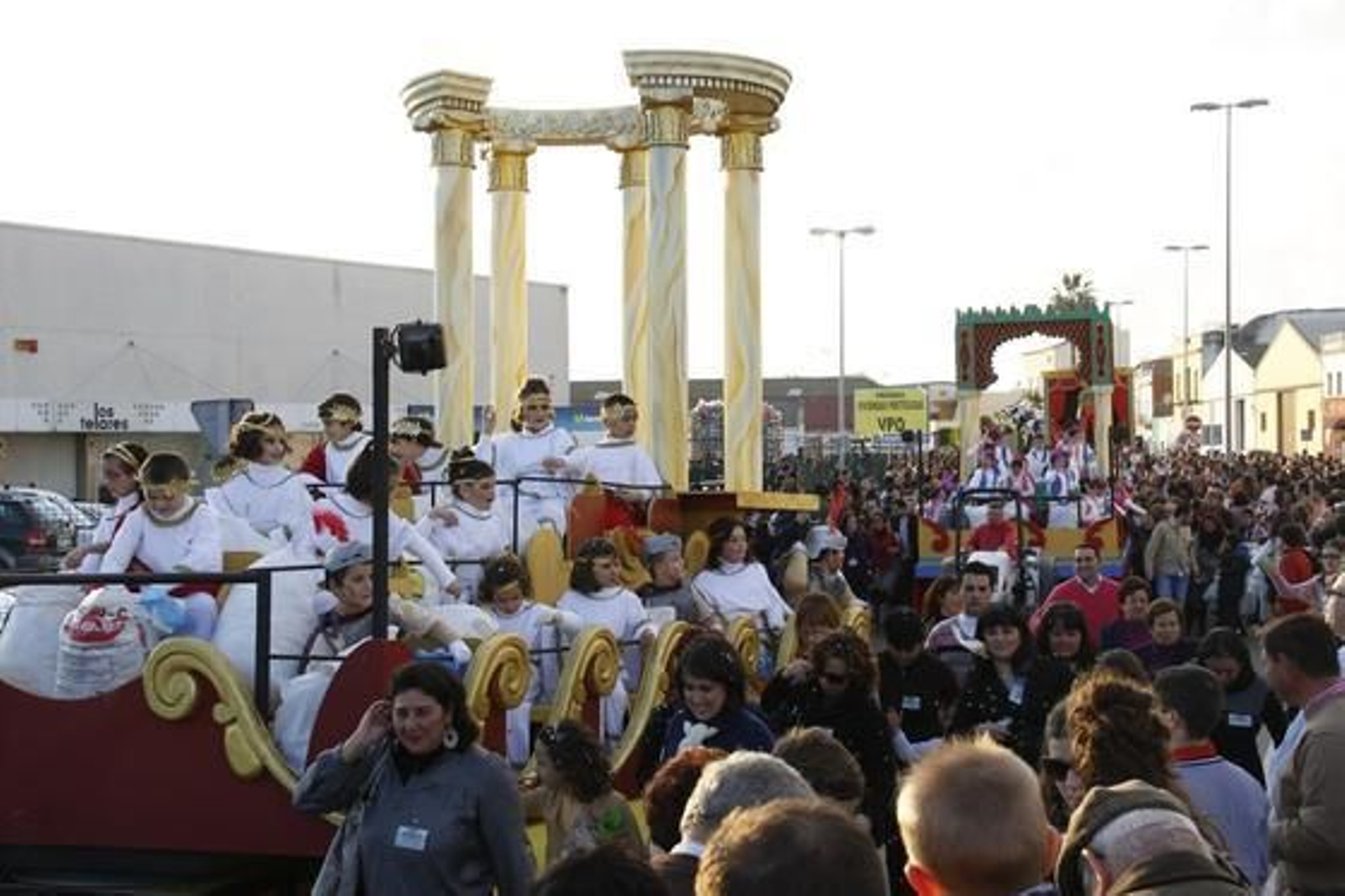 Cabalgata de Reyes Magos en Los Palacios.