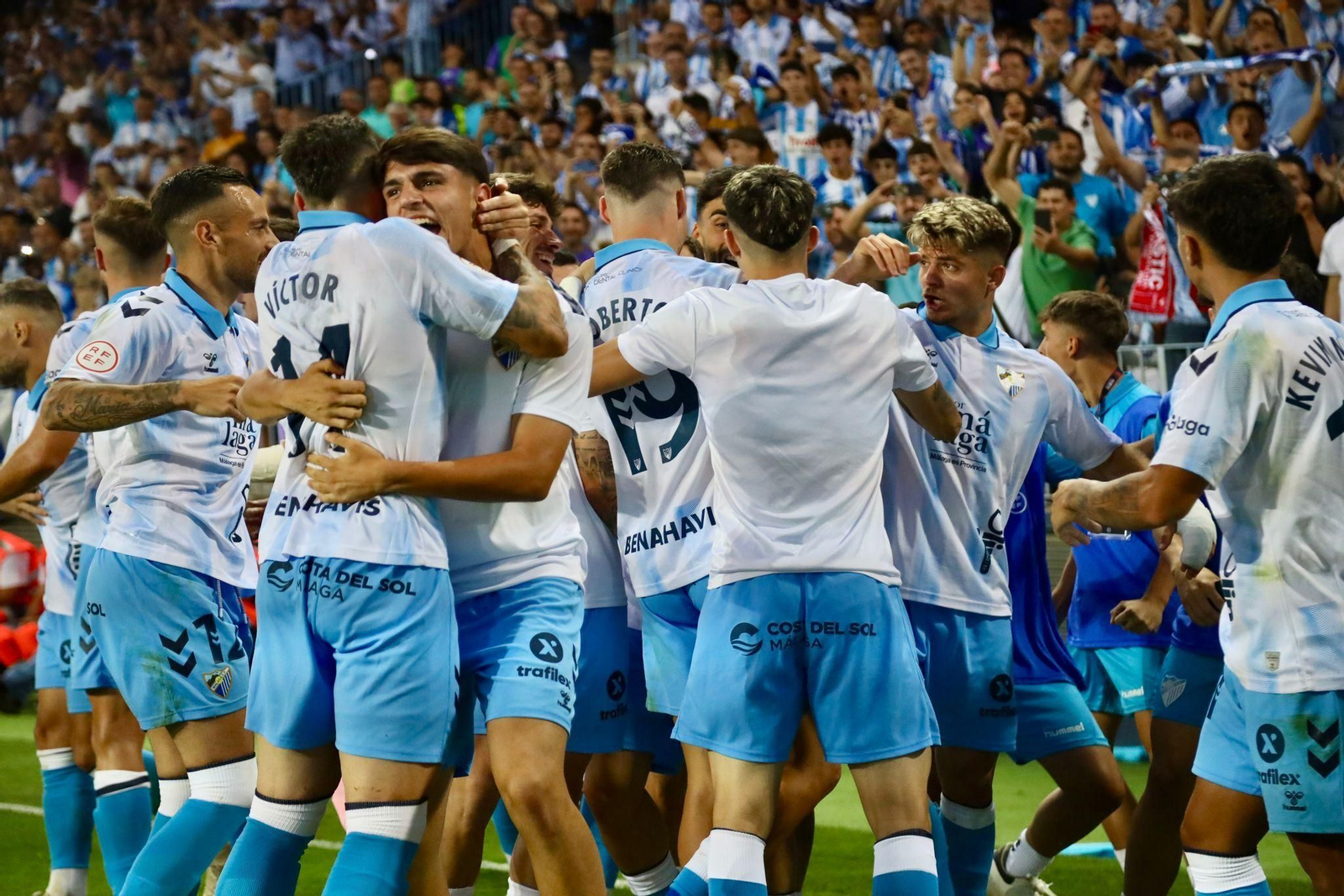 El Málaga CF-Nàstic, en fotos