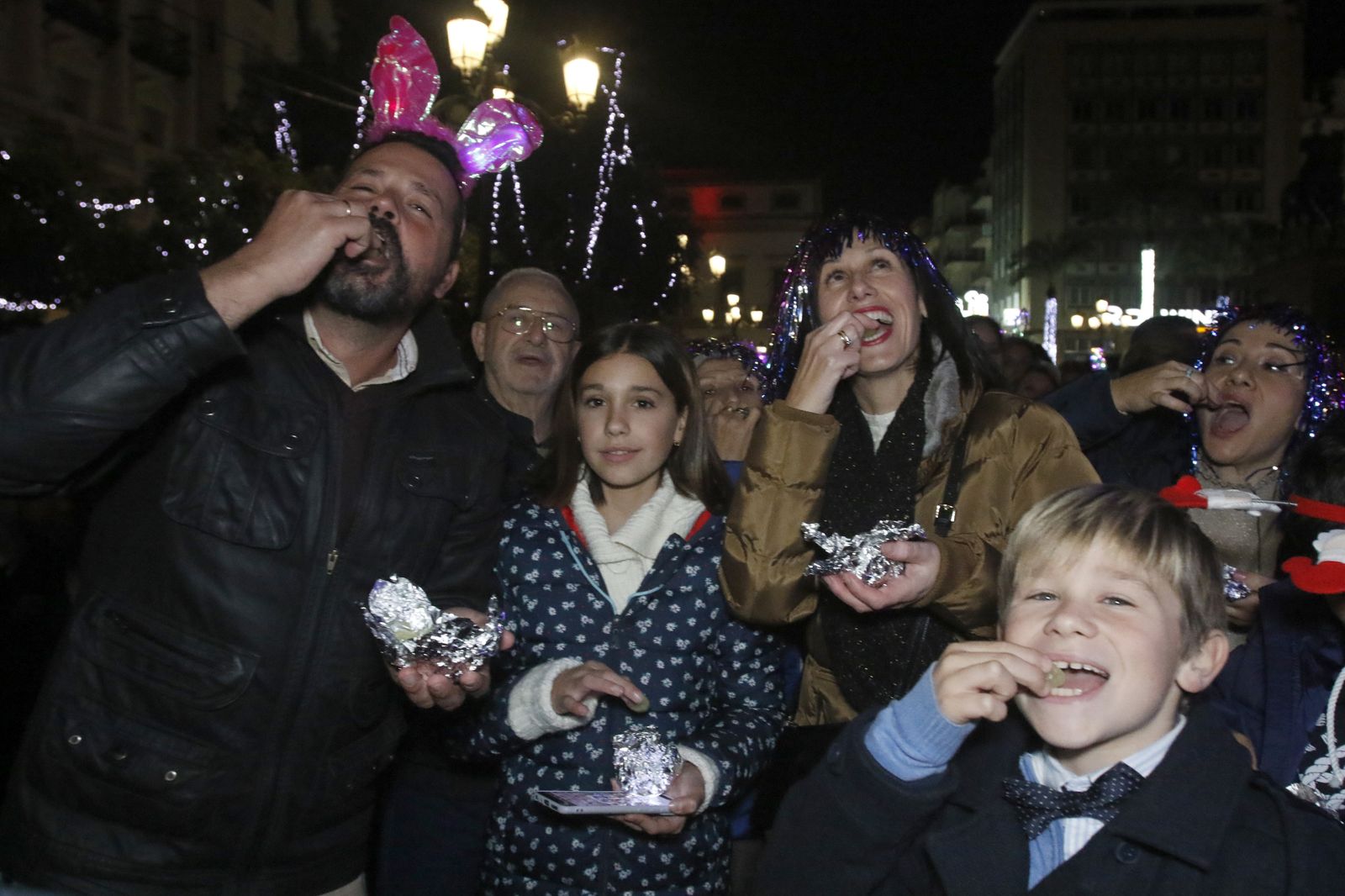 La Fiesta de Nochevieja en Las Tendillas, en imágenes
