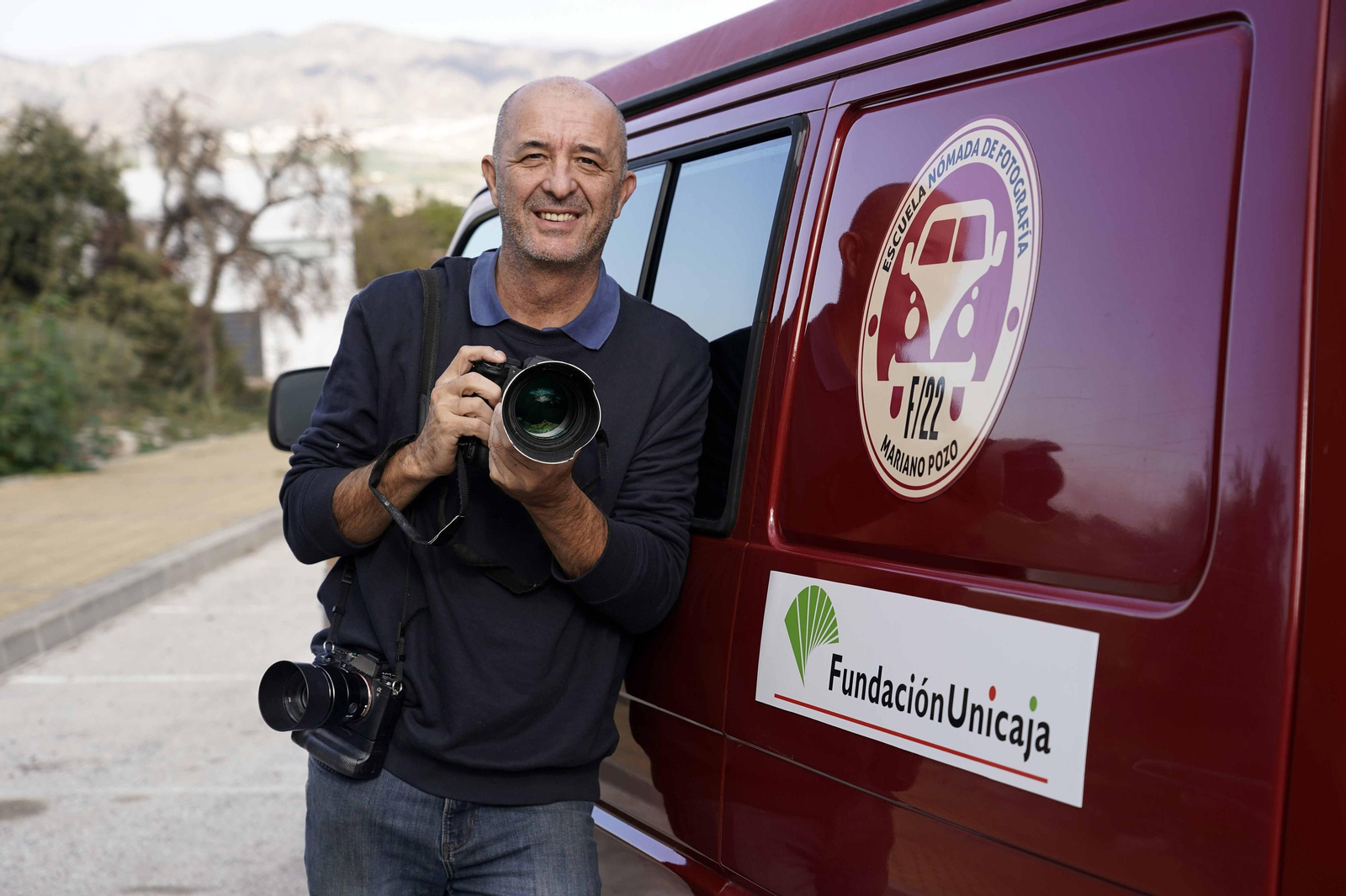 El fotógrafo malagueño Mariano Pozo, impulsor de Escuela Nómada de Fotografía.