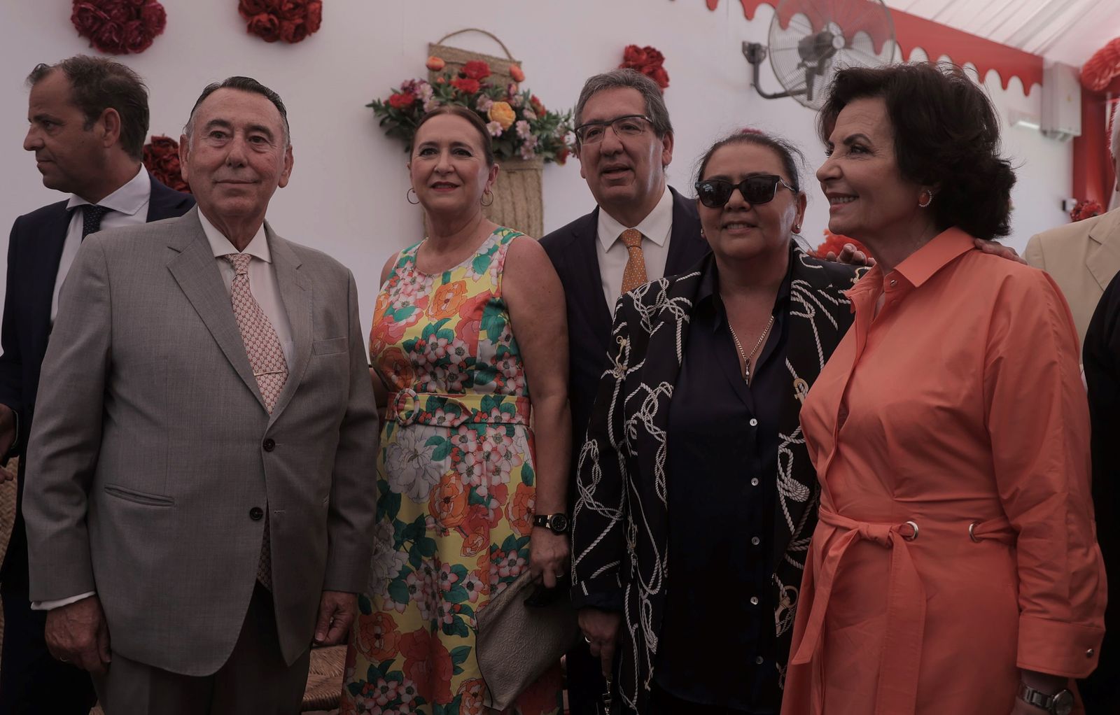 Miguel Gallego, Josefina Páez, Antonio Pulido, María del Monte y María José García.