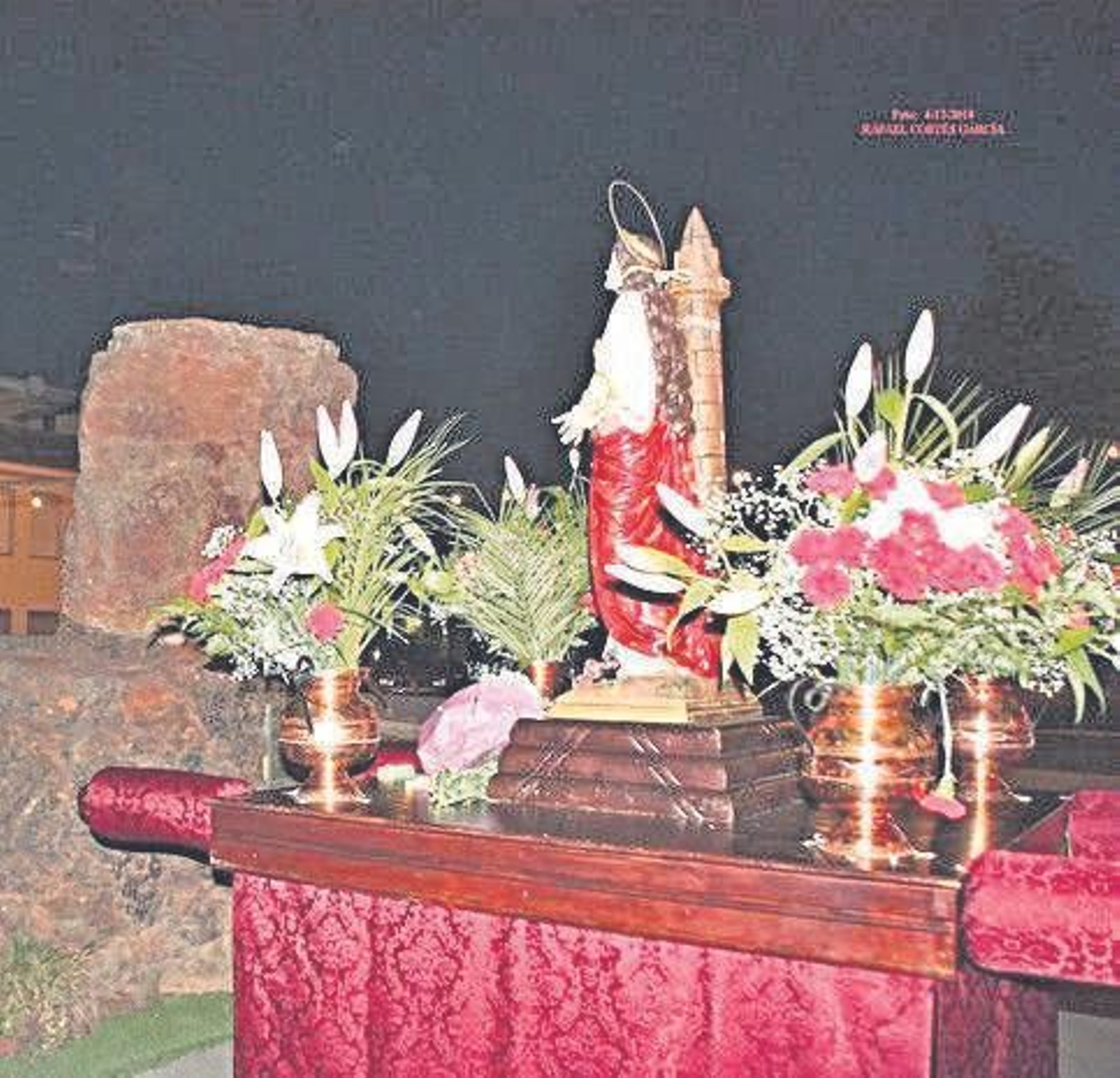 Procesión en Minas de Riotinto.