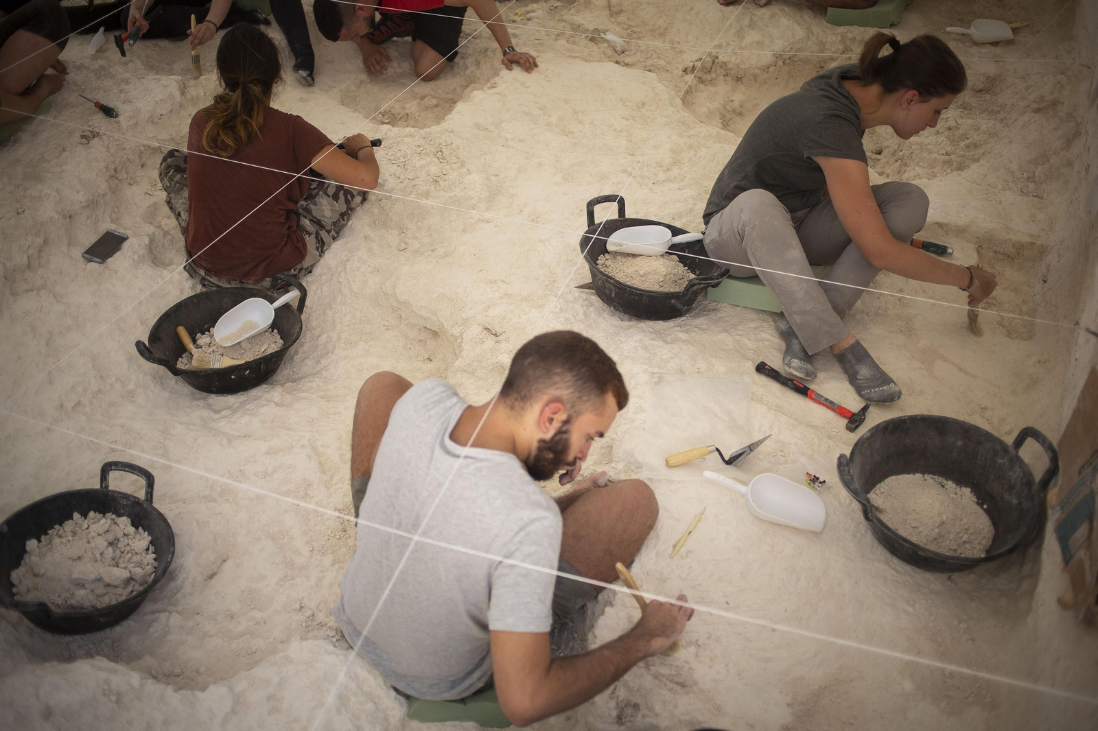 Trabajo durante la campaña de Orce, en una imagen de archivo.