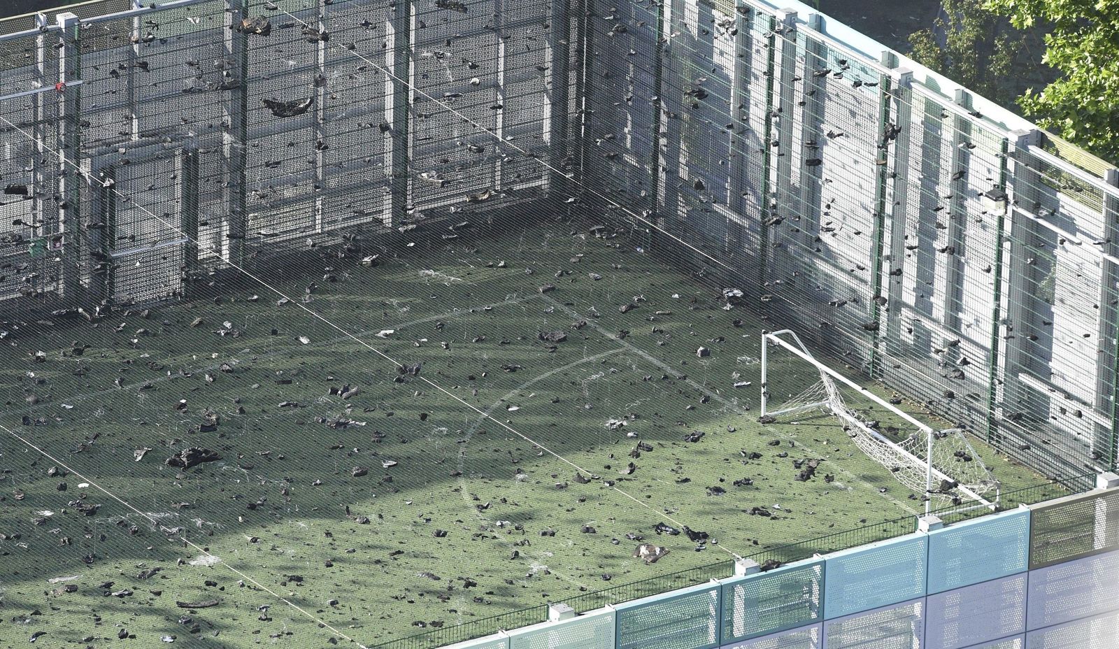 El espectacular incendio de Londres, en imágenes