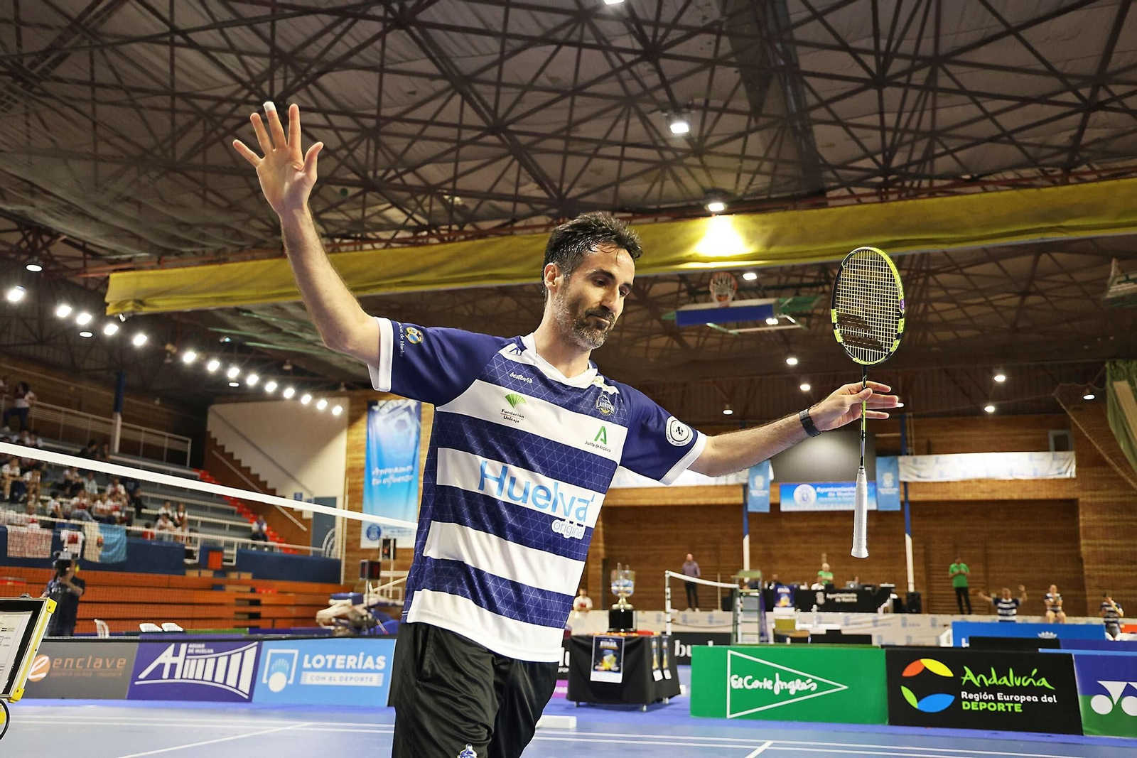 Pablo Abián, durante la final de la Liga Top 10 Iberdrola.