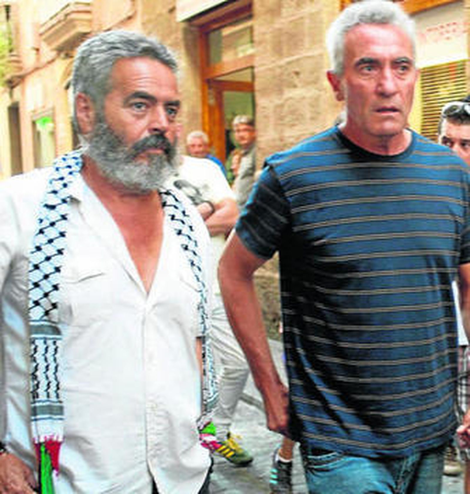 Juan Manuel Sánchez Gordillo y Diego Cañamero el pasado viernes en Cádiz