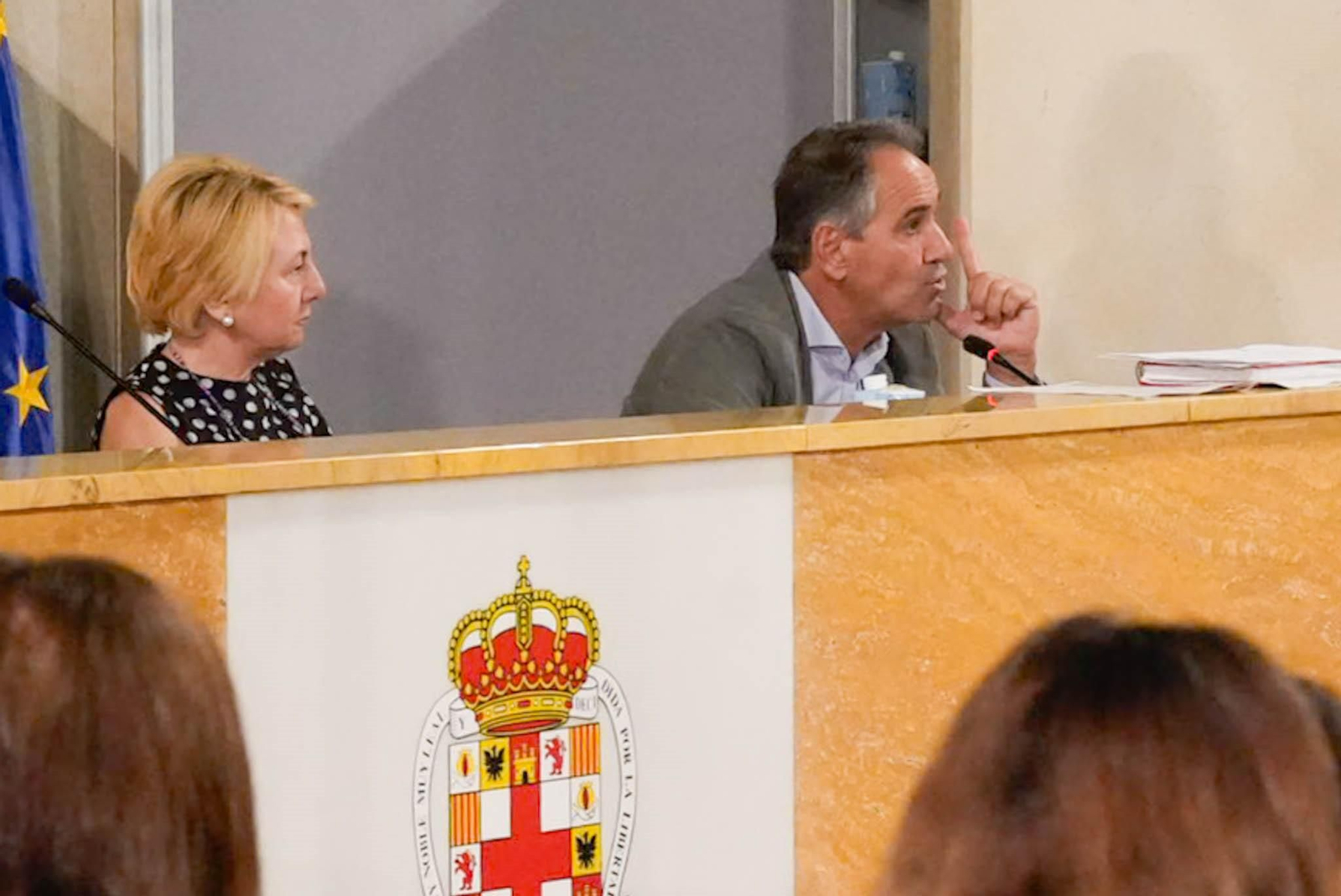 Juanjo Segura, en el Pleno celebrado este lunes.