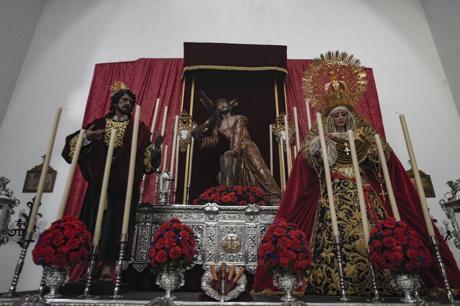 Fotos: el Zaidín visita a la hermandad el Trabajo en el Corpus Christi