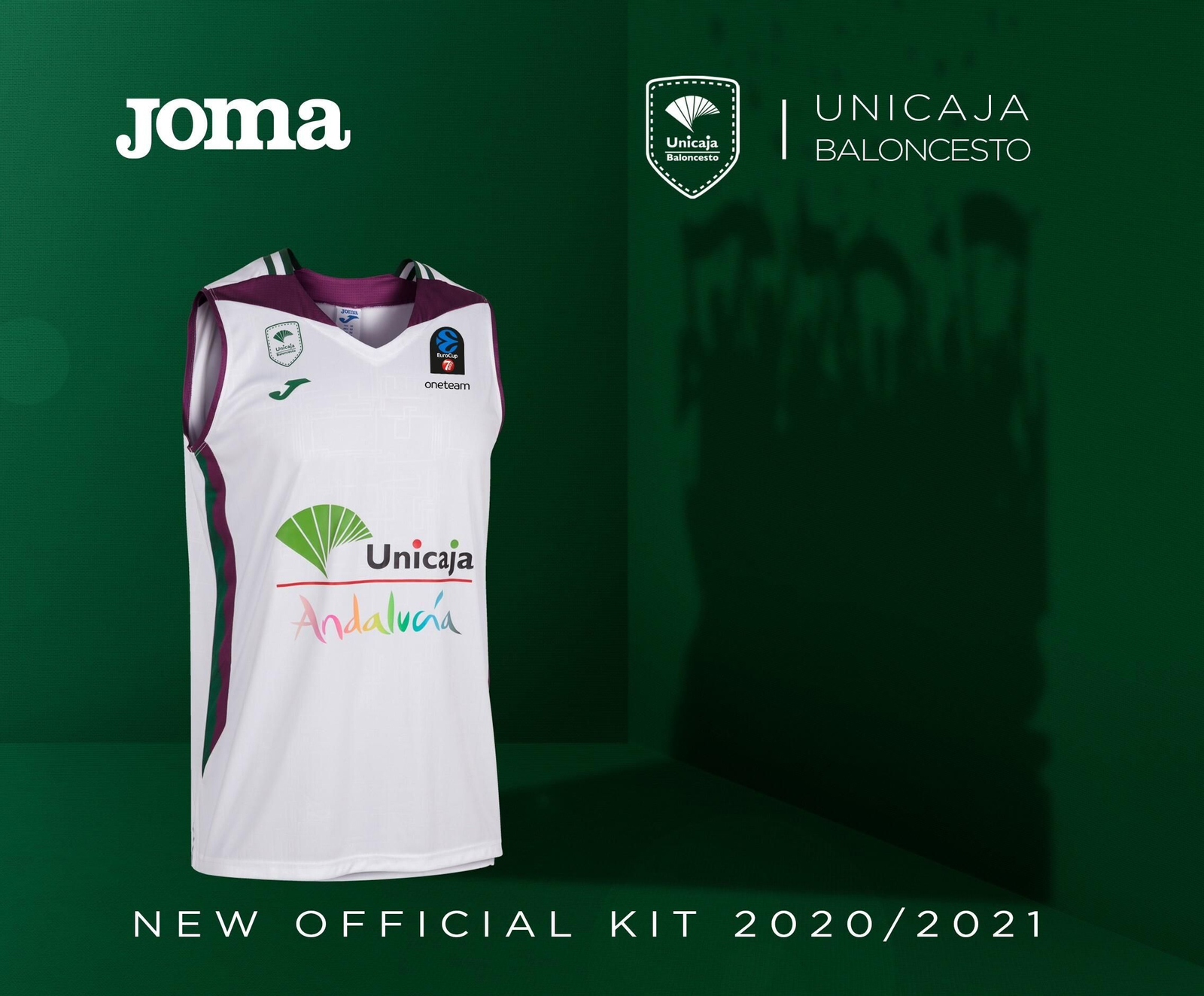 Las fotos de la nueva camiseta del Unicaja