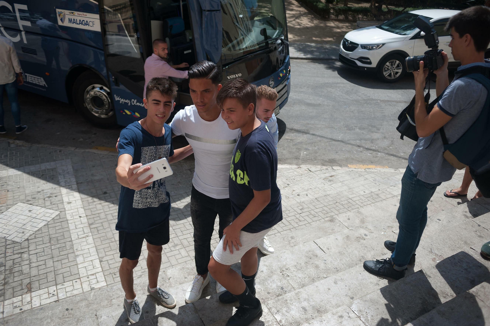 Las fotos del Málaga CF en la Divina Pastora