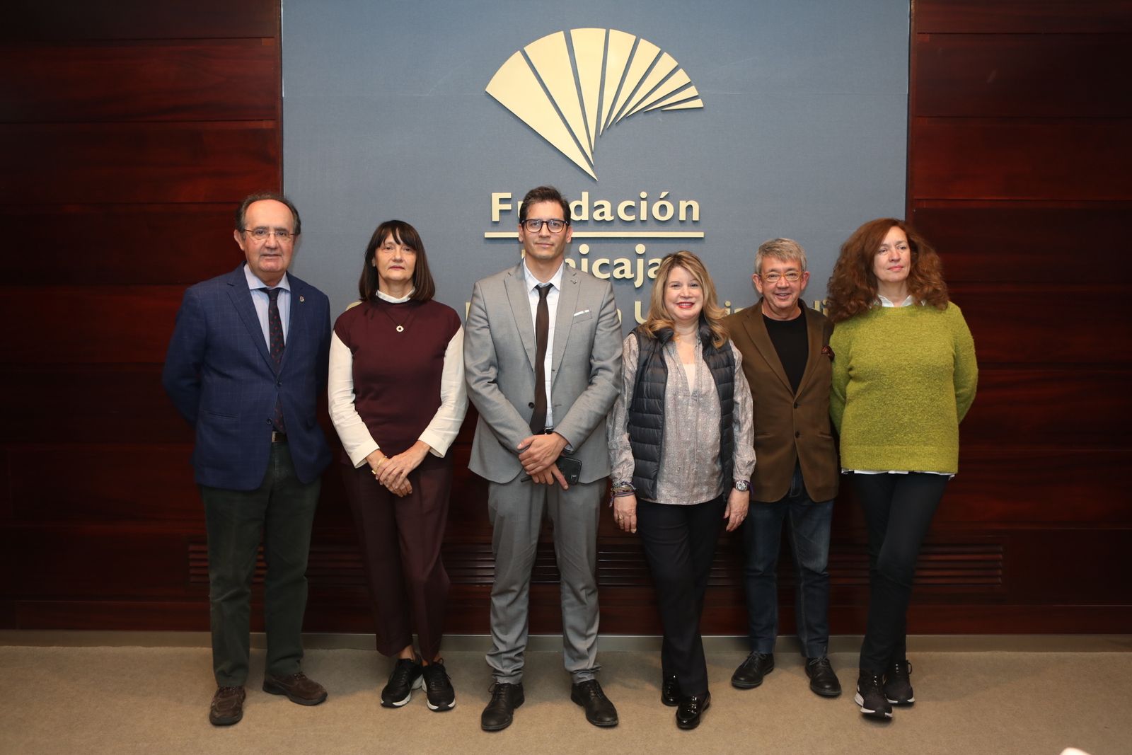 Manuel Alberca, Valeria Ciompi, Rafael Muñoz, Mercedes Monmany, Guillermo Busutil y Lola Larumbe.