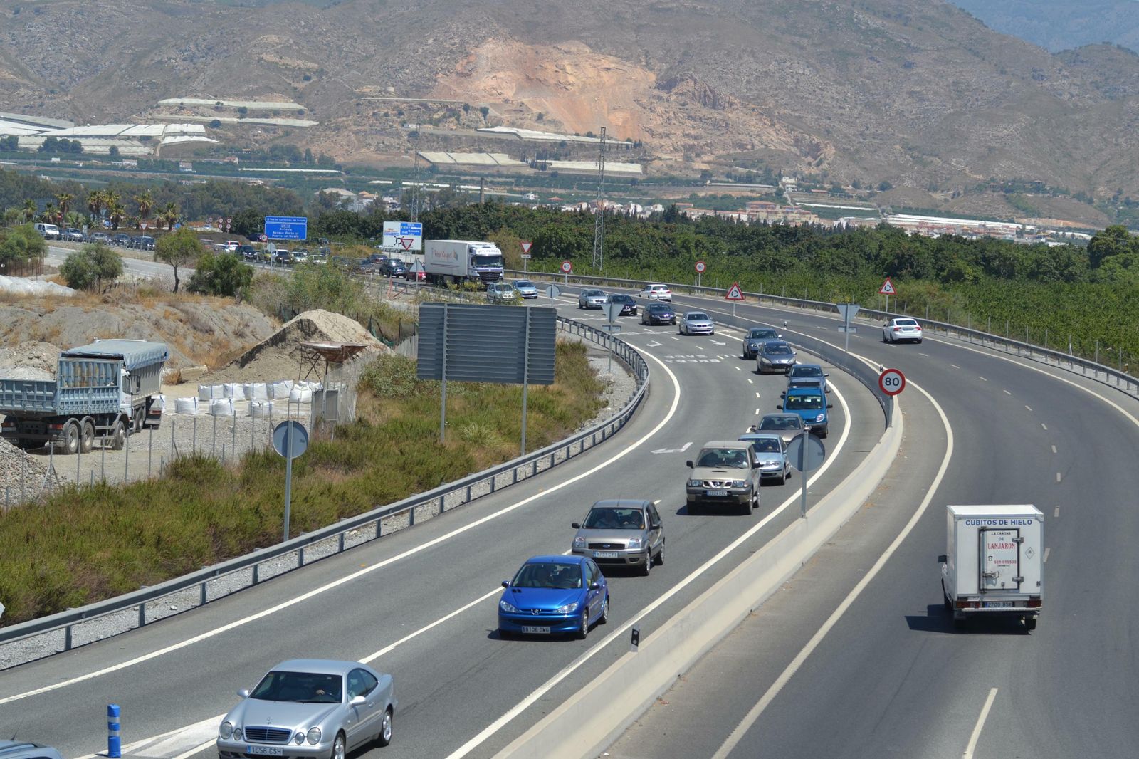 Imagen aérea de la autovía A-44
