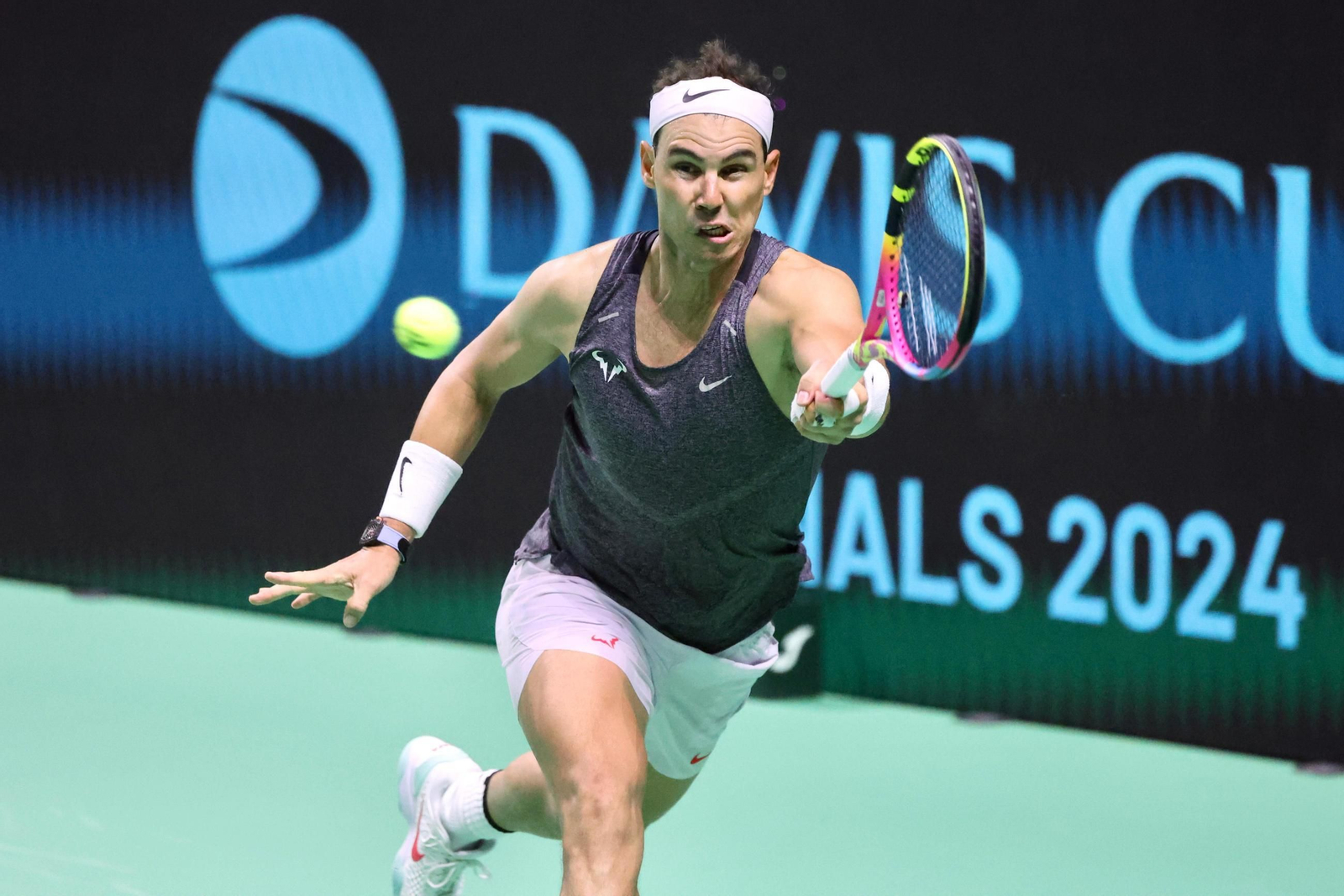 Rafa Nadal se machaca en el Carpena