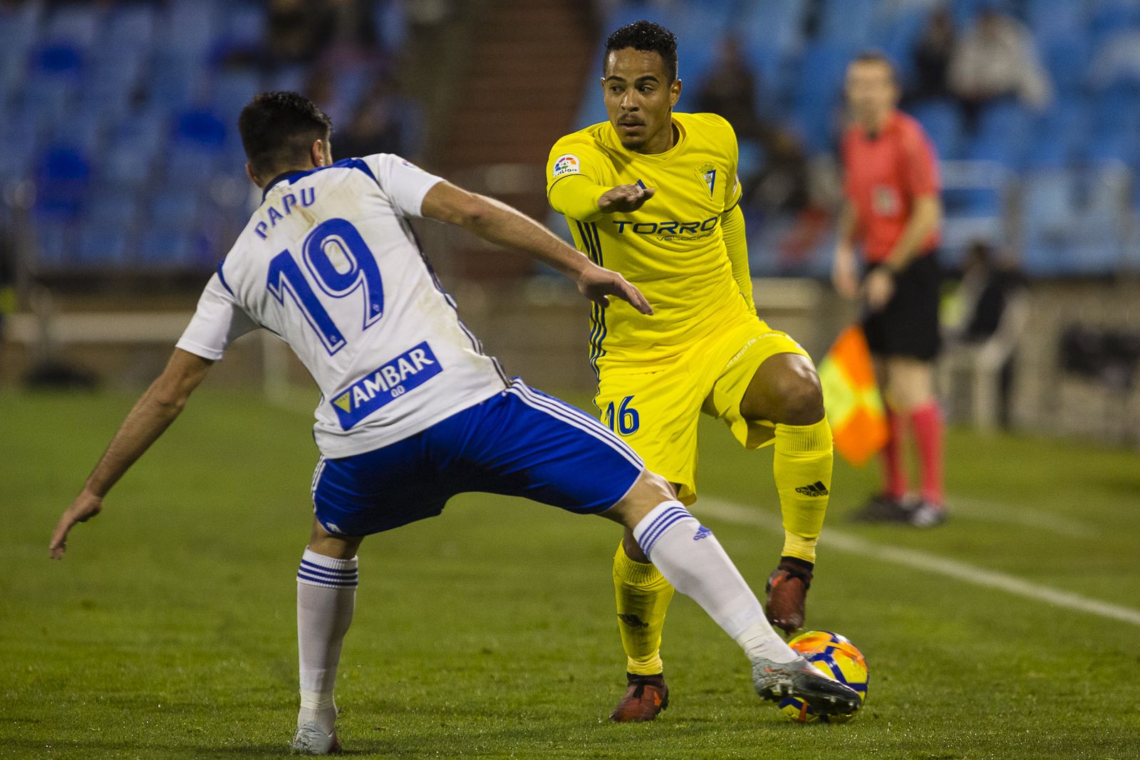 Las imágenes del Zaragoza-Cádiz