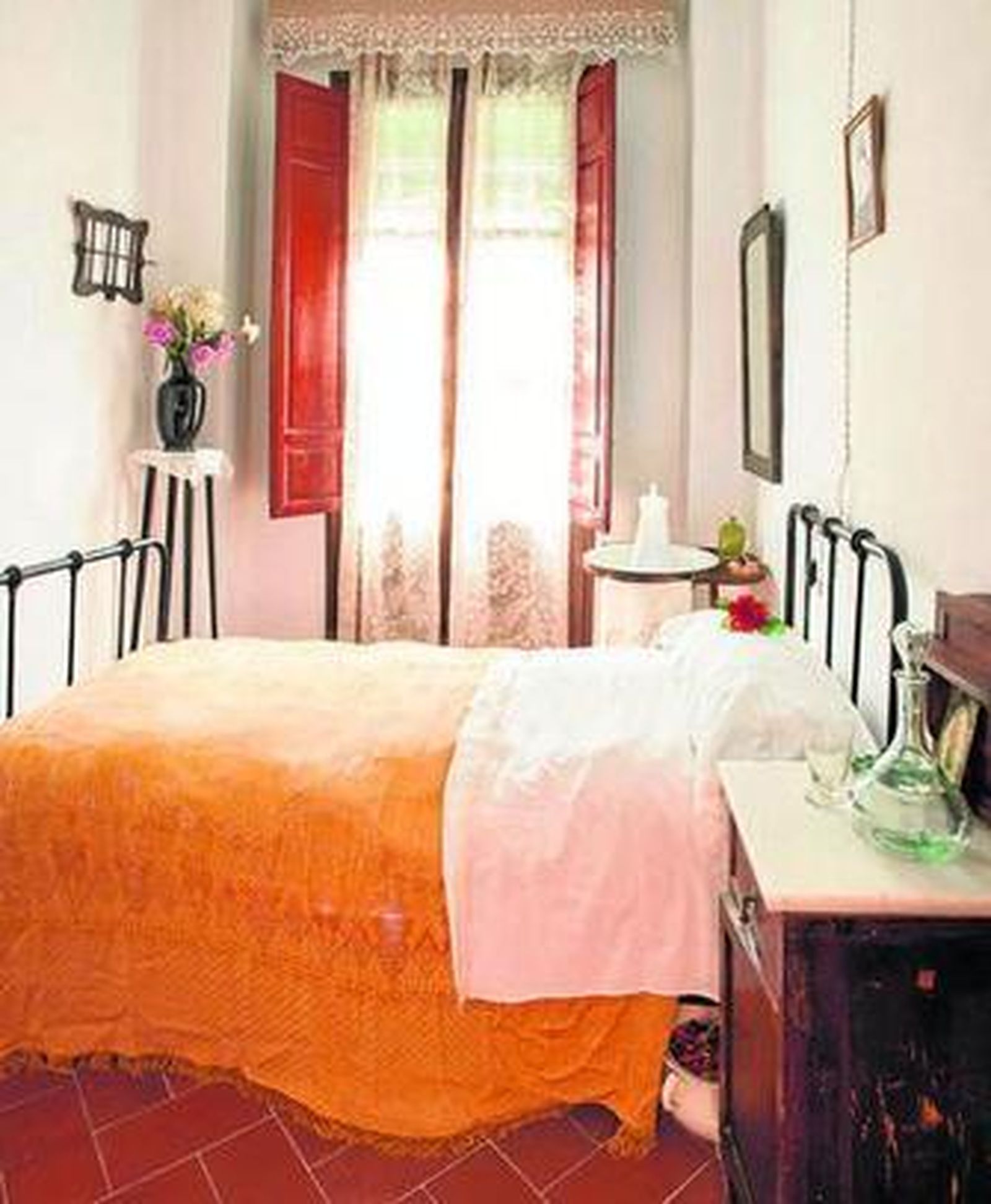 Una de las estancias, que se conservan intactas.