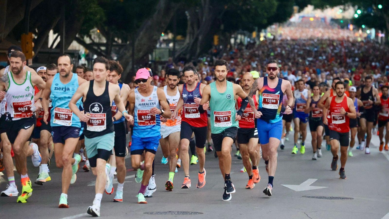 Las mejores fotos de la Maratón de Málaga 2024