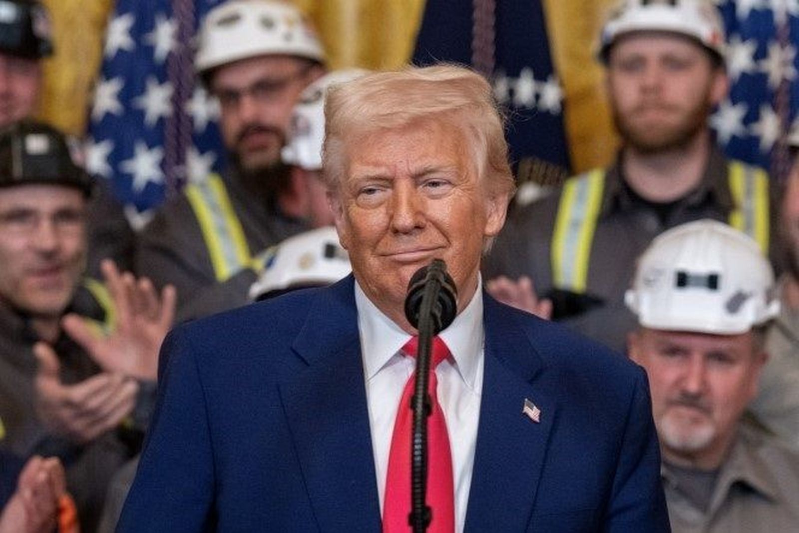 Donald Trump en un acto en EEUU.