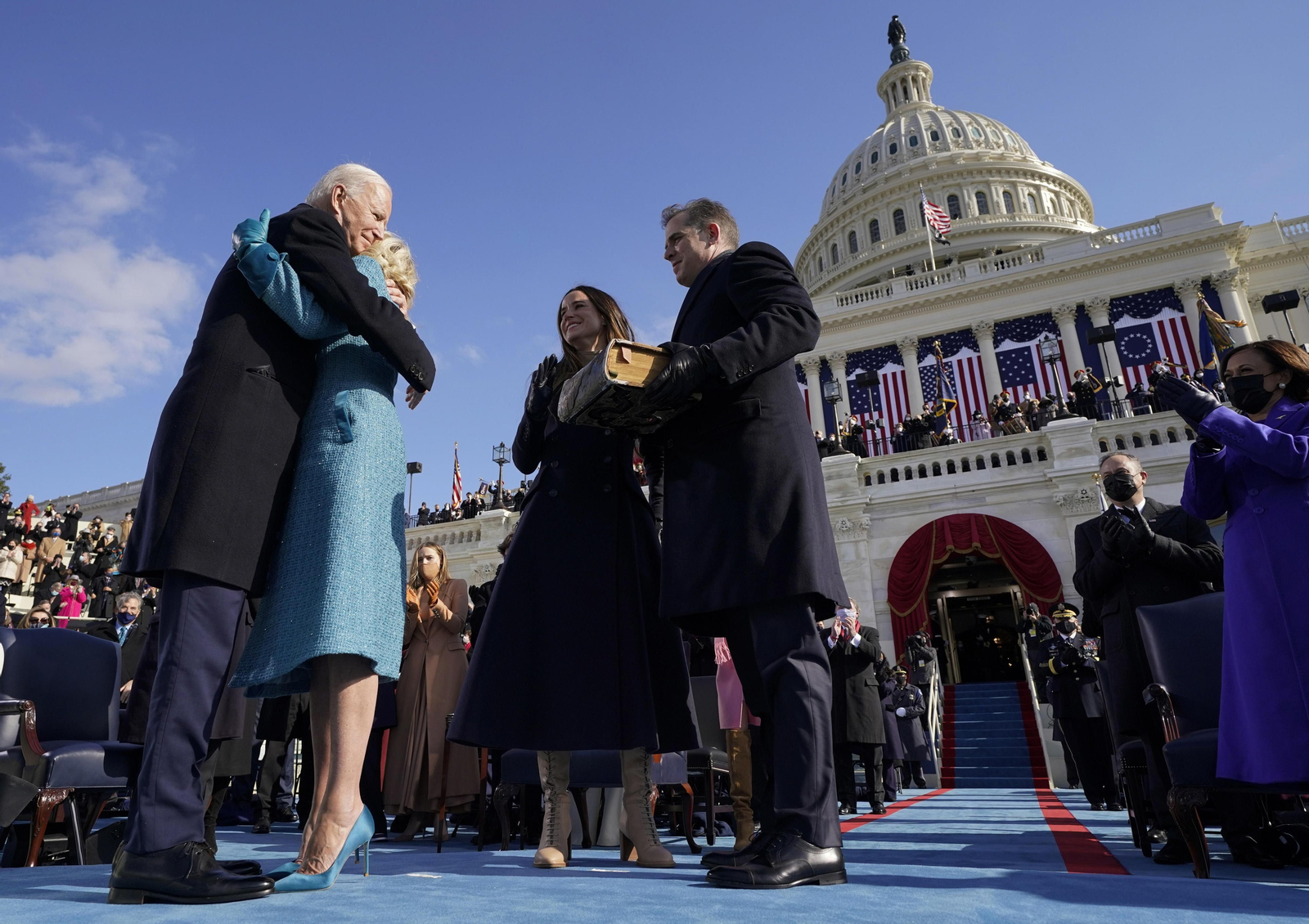 Las imágenes de la toma de posesión de Joe Biden como presidente de EEUU