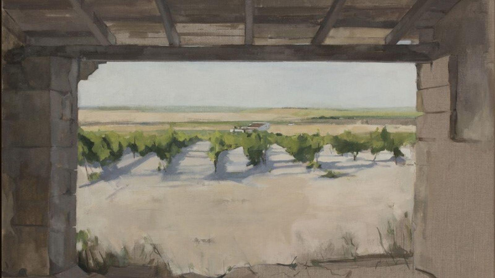 Una de las pinturas de Rocío Cano.