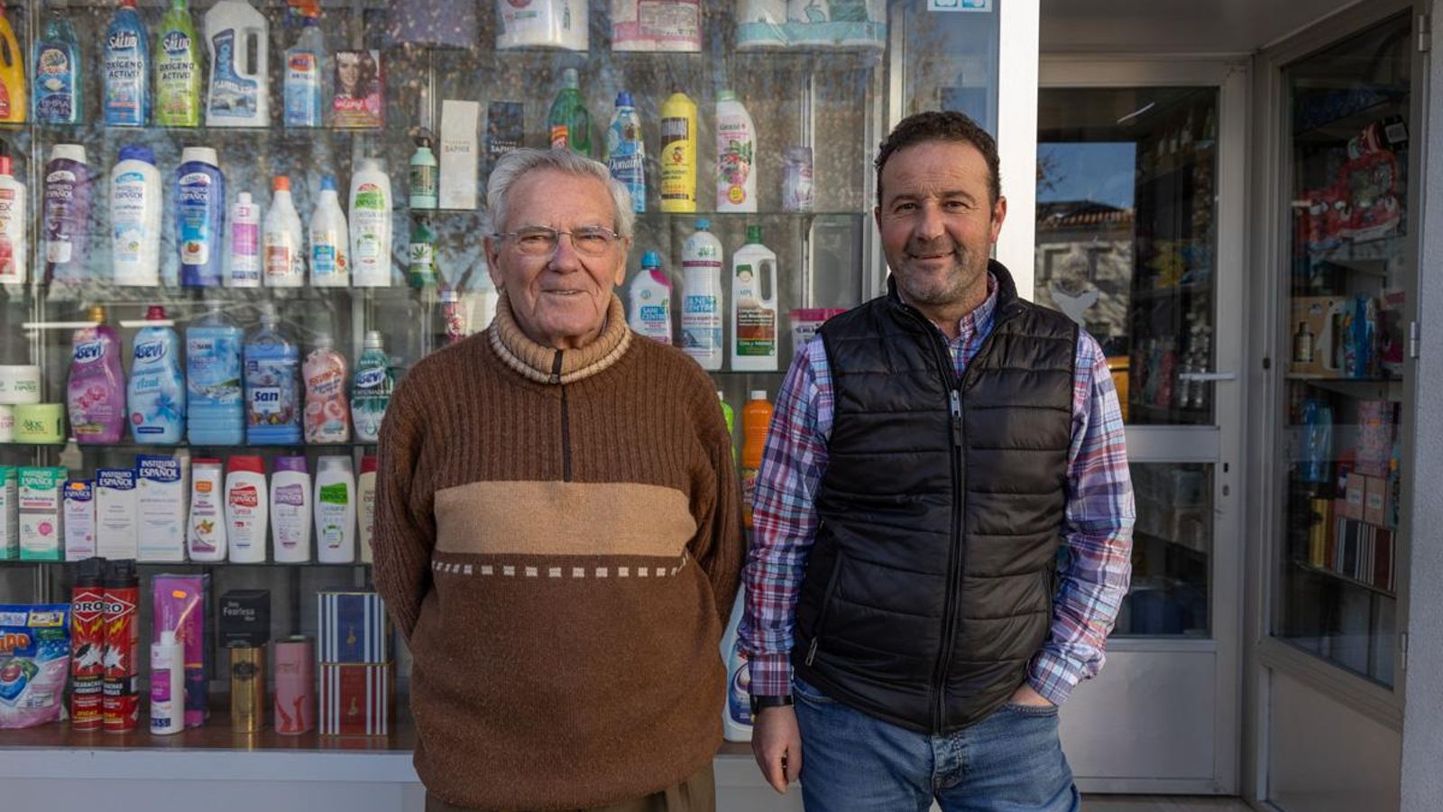 Antonio López y su hijo Juan Carlos López.