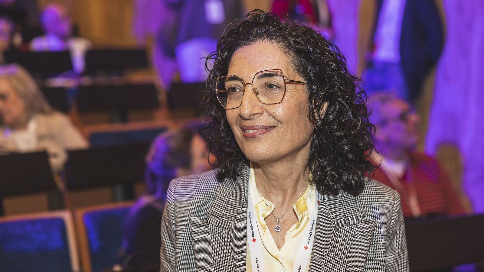 María del Mar Pageo en la X Asamblea de Cruz Roja Española