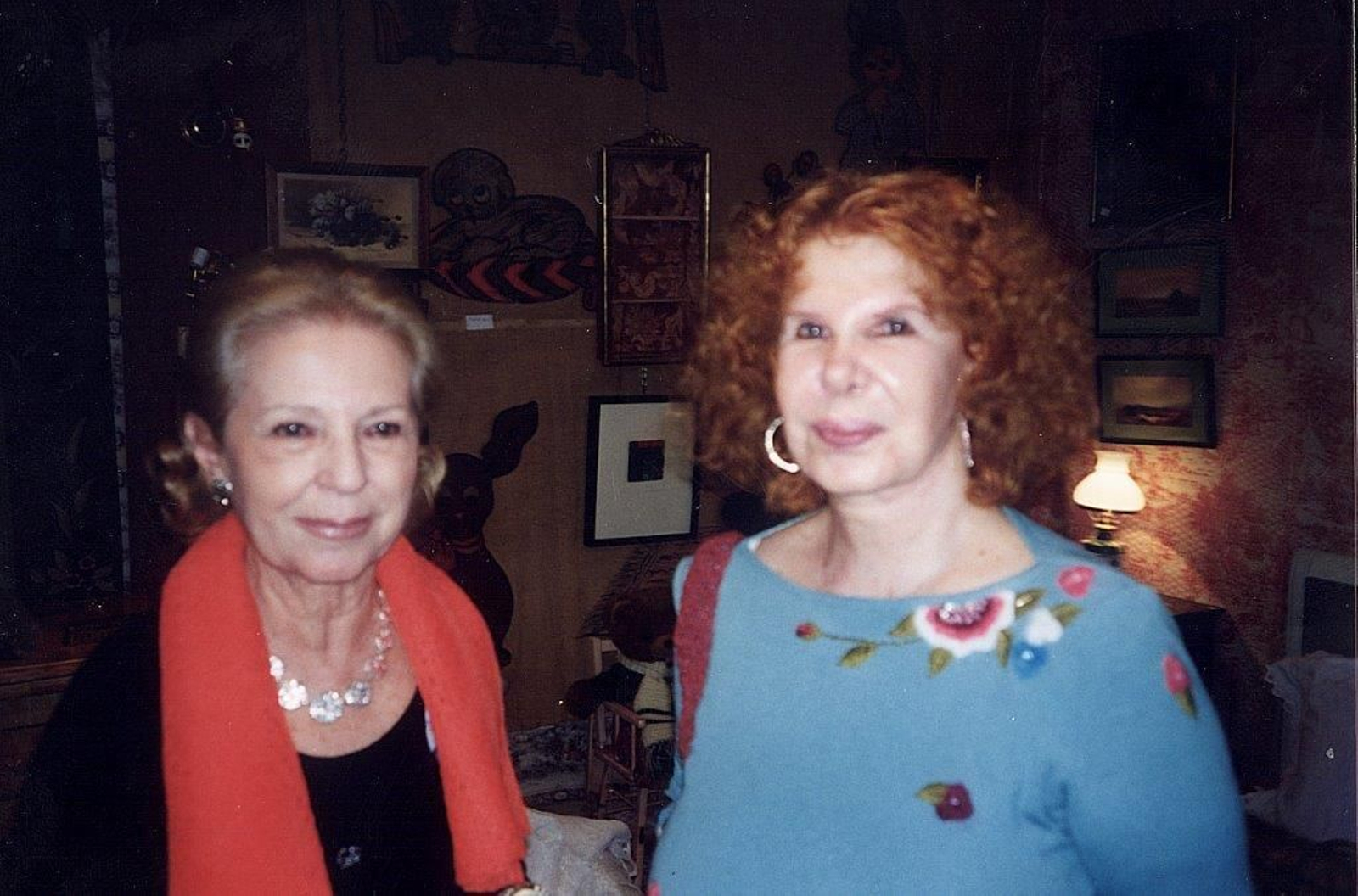 La marquesa de Saltillo con su íntima amiga Cayetana, duquesa de Alba