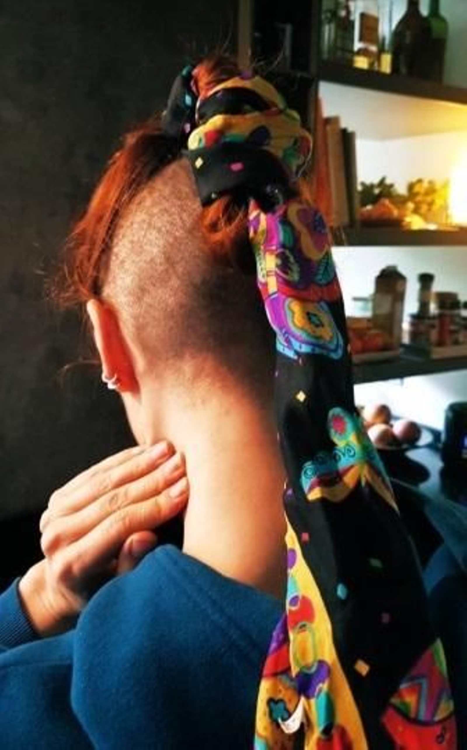 Najwa Nimri, después de raparse.