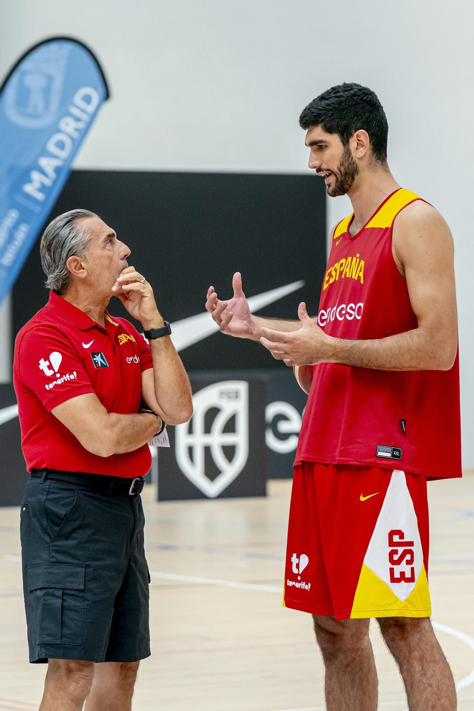 España acaba su trabajo en Madrid antes de venir a Málaga