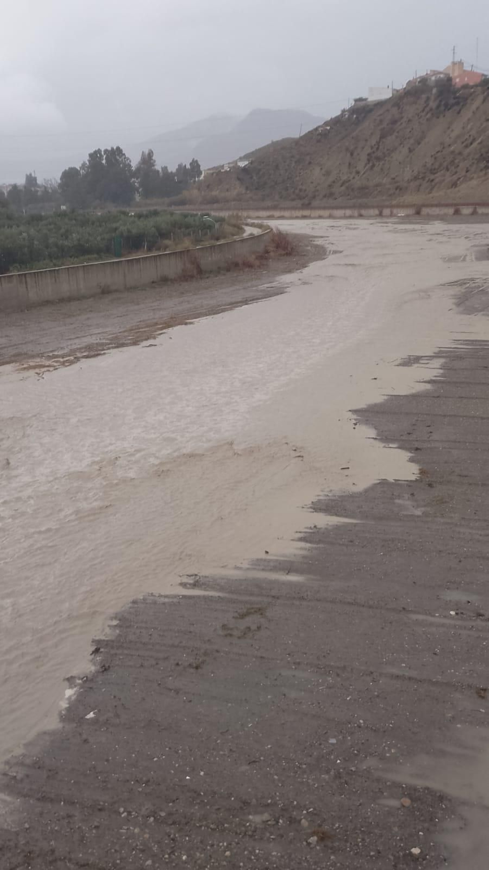 No solo lluvia, también granizo: así ha pasado la borrasca Emilia por el Almanzora y Los Vélez