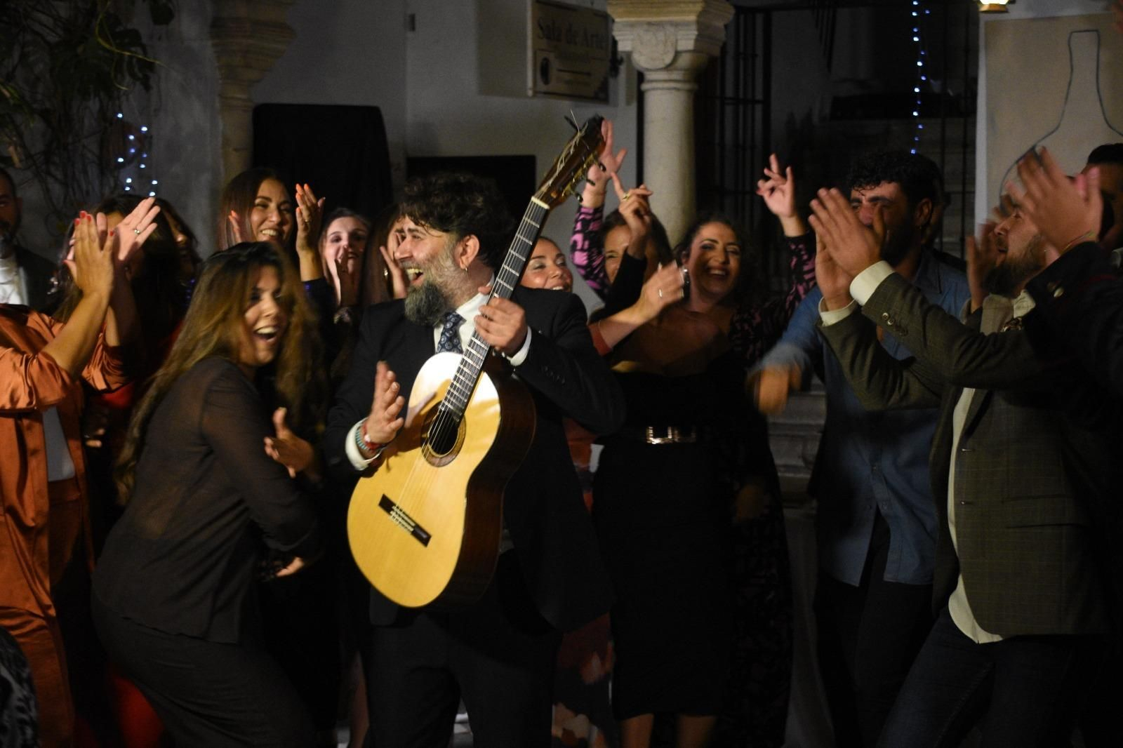 Luis de Periquín, junto a 'Así Canta Jerez en Navidad'. Luis de Periquín, junto a 'Así Canta Jerez en Navidad'.