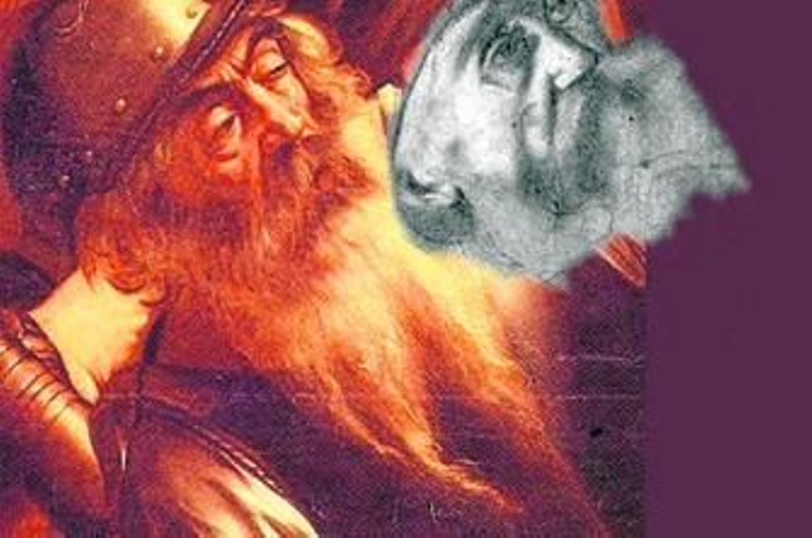 Comparación de uno de los dibujos inéditos con un personaje de La conversión de San Pablo de Caravaggio.