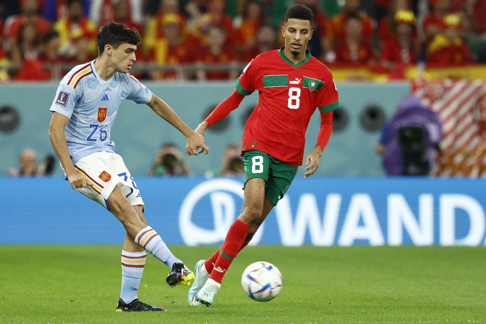 Fotos del Marruecos-España en octavos del Mundial de Qatar