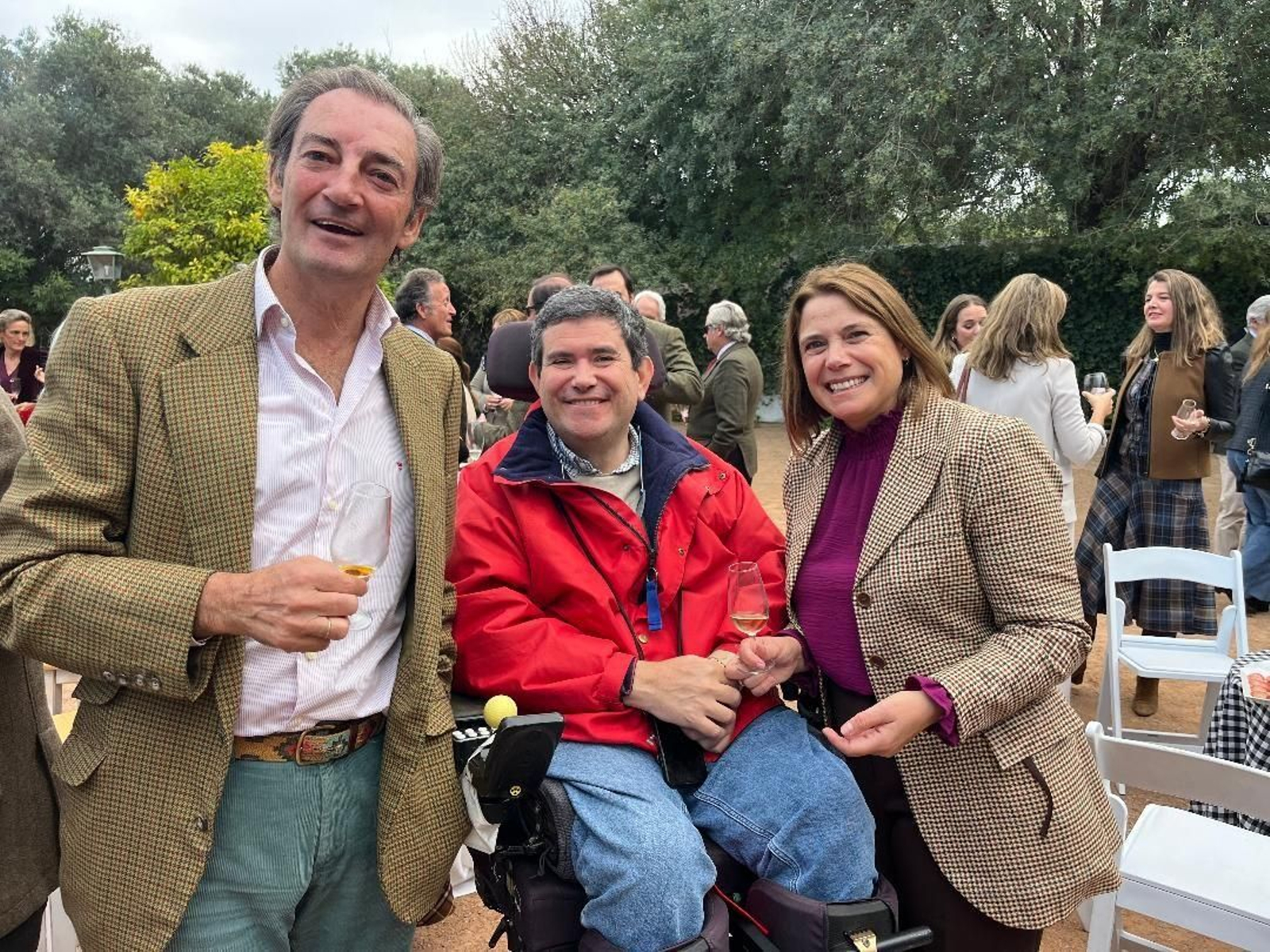 Conde de Peraleja, Javier Llorden y Sofía Romero-Valdespino. Conde de Peraleja, Javier Llorden y Sofía Romero-Valdespino.