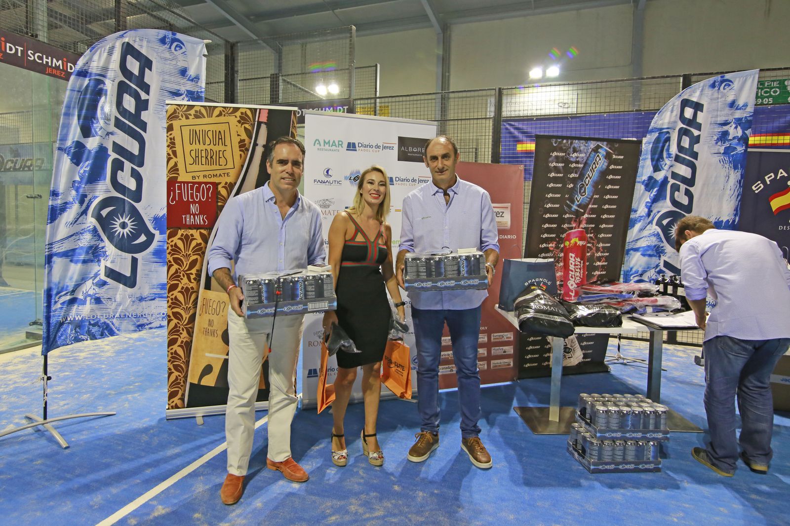 Entrega de premios de la IV Diario de Jerez Pádel Cup