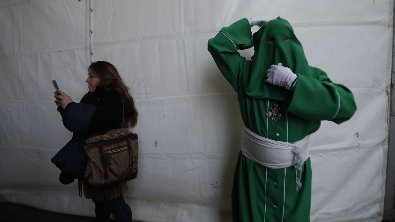 Fotos del Lunes Santo en San Roque: Oración en el Huerto.