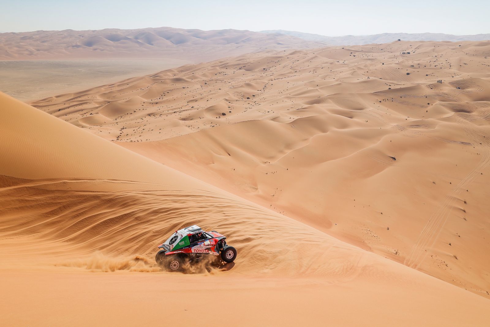 Las mejores fotos del Dakar por las dunas