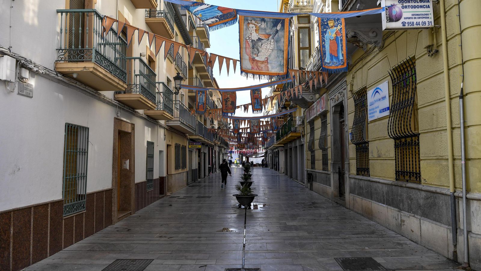 Las calles de Santa Fe, engalanadas para la celebración