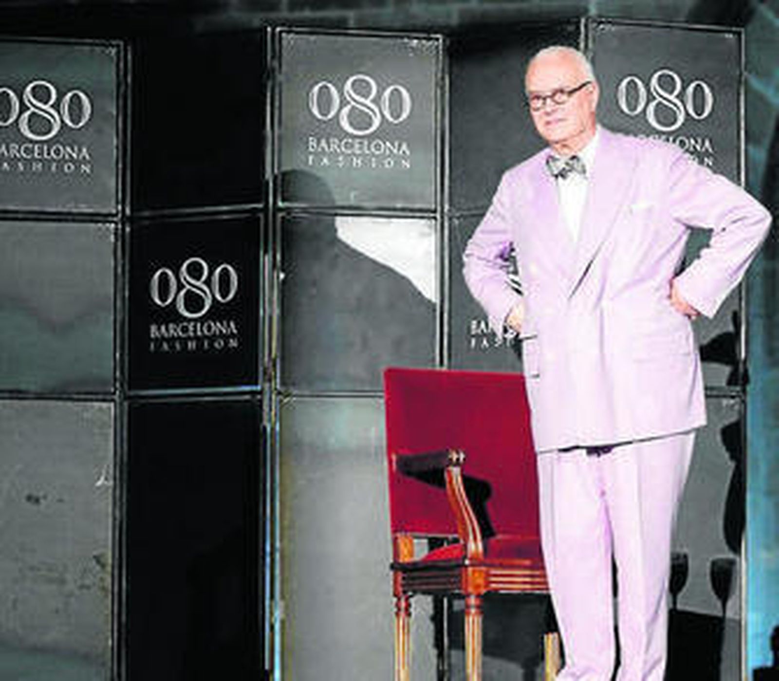 Manolo Blahnik, ayer en la 080 de Barcelona.