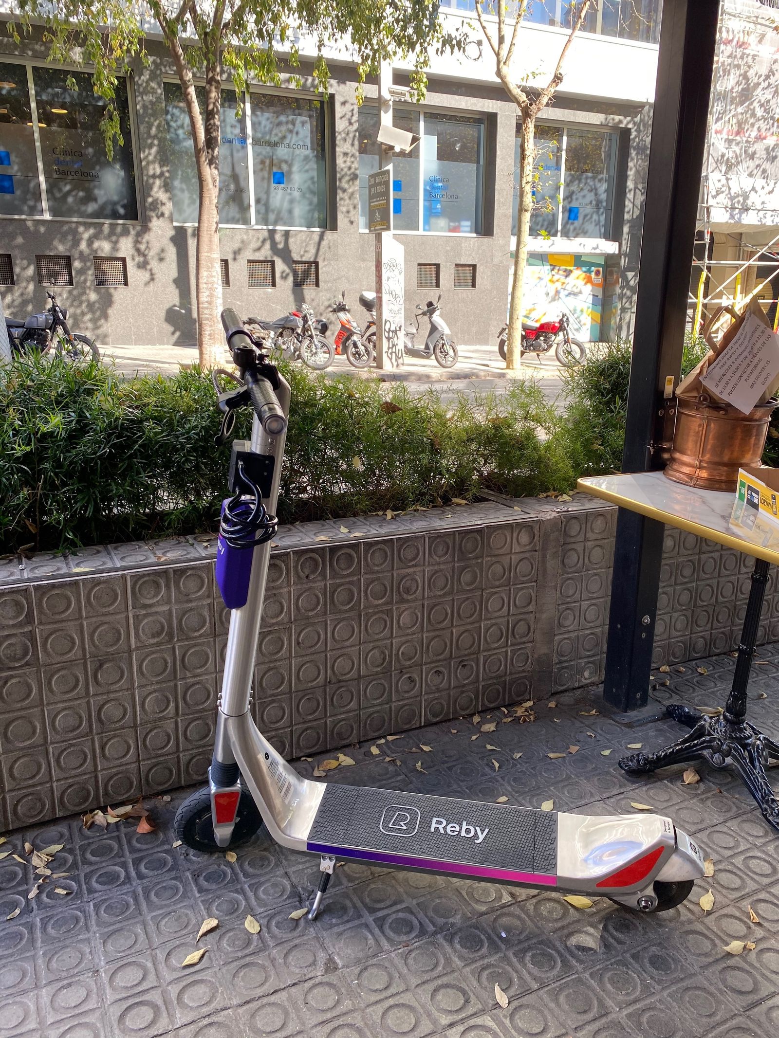 Modelo de patinete de Reby.