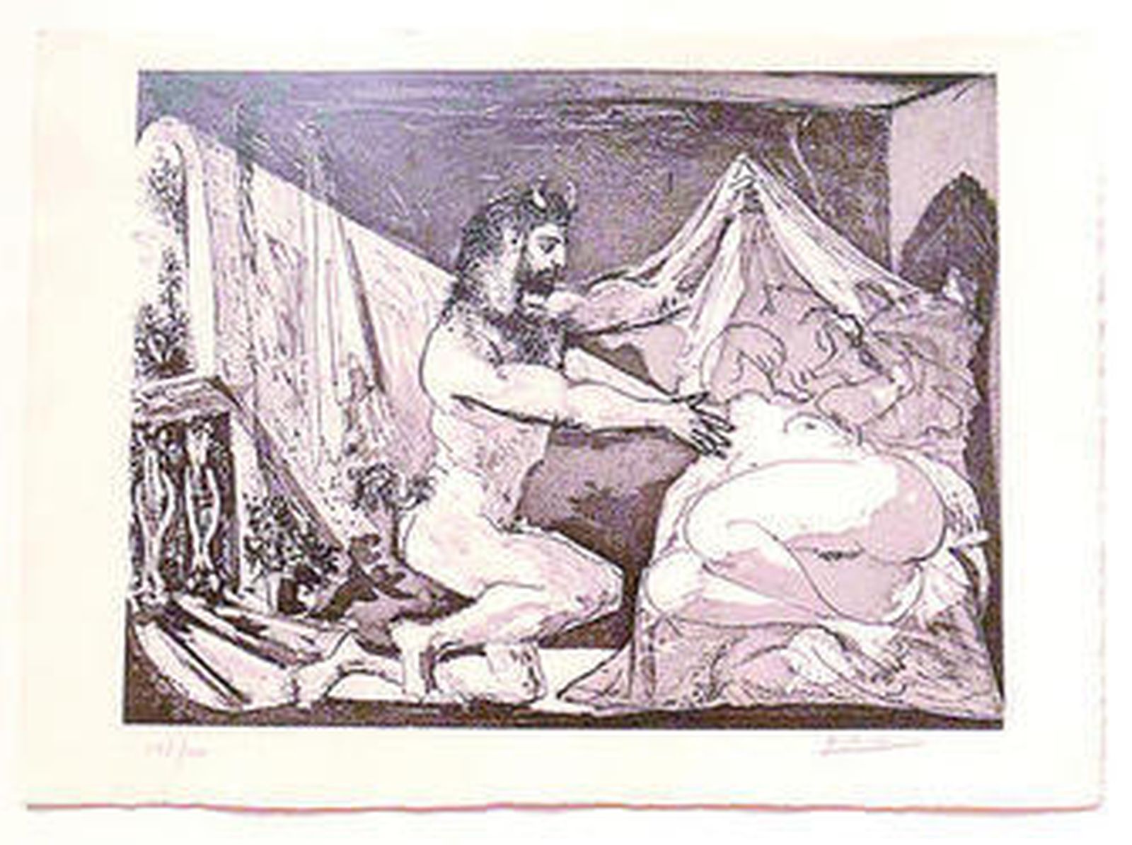 'Fauno descubriendo a una mujer', de la 'Suite Vollard'.