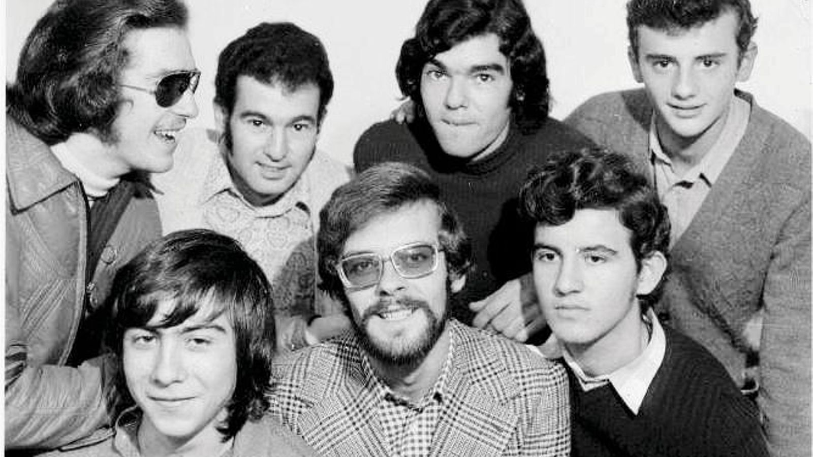 El gupo The Crazys en 1973. El gupo The Crazys en 1973.