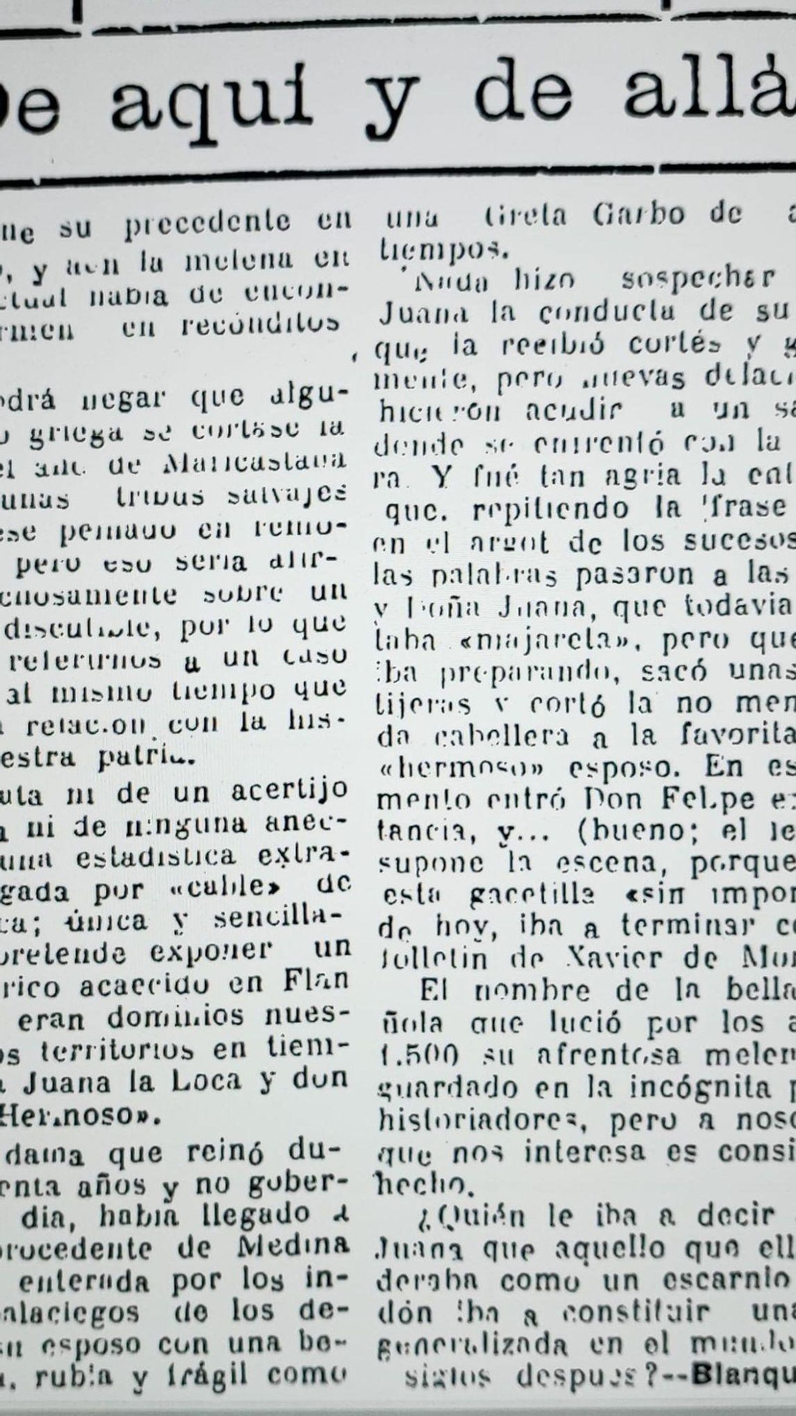 Recorte de Prensa.