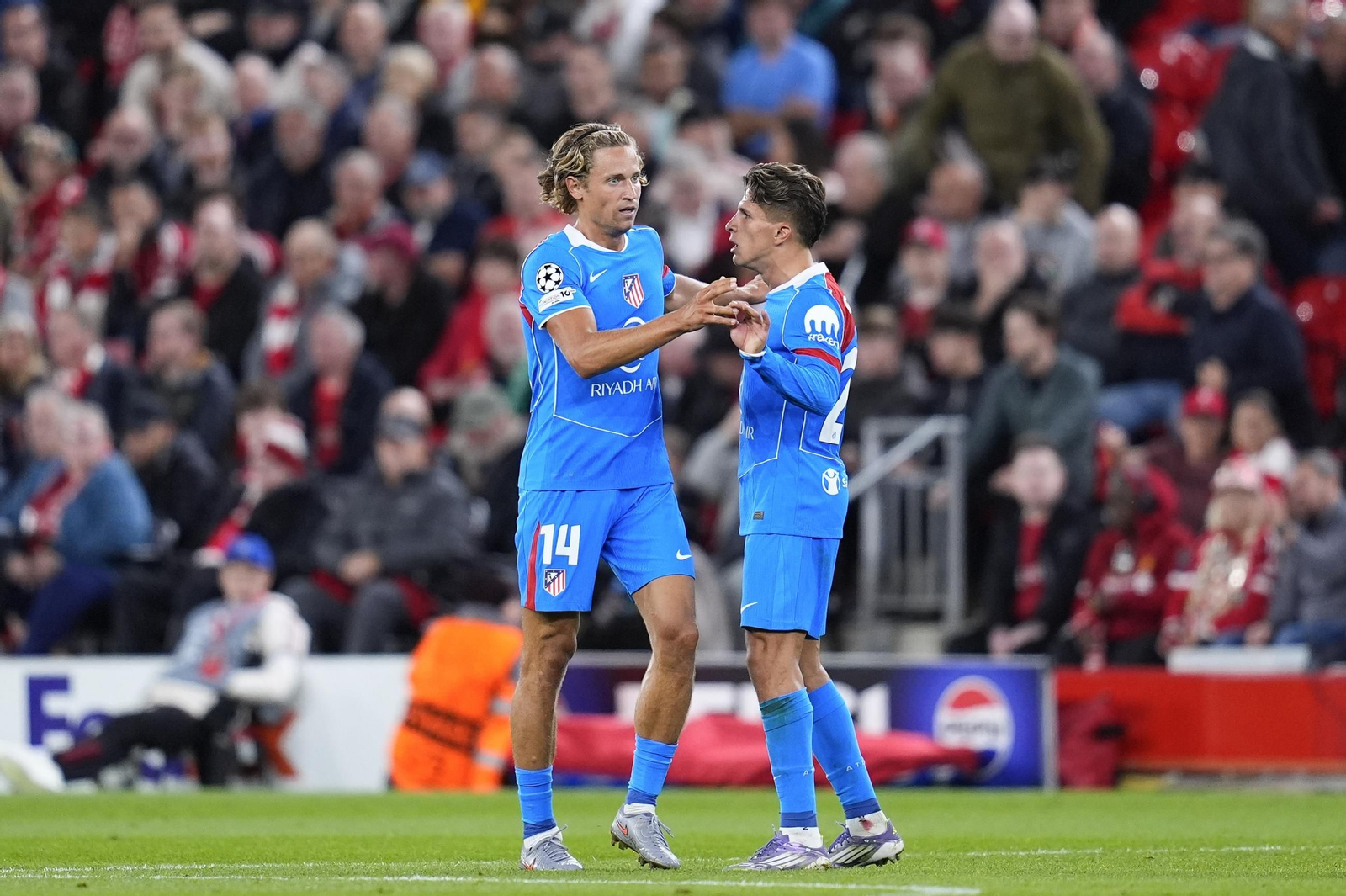 Las fotos del Liverpool - Atlético de Madrid