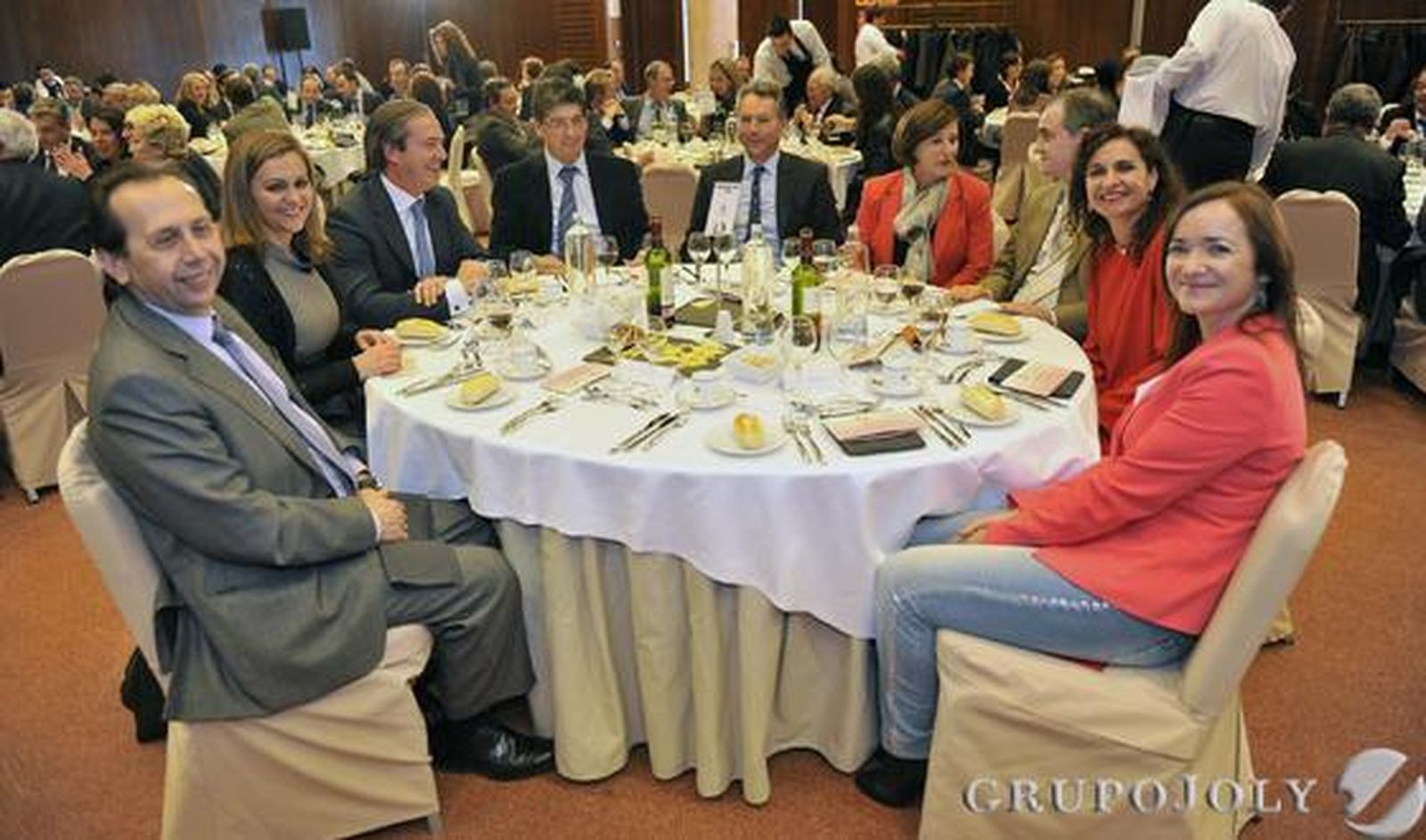 José Antonio Carrizosa, María Jesús Serrano, Antonio Pérez, Diego Valderas, José Joly, María José Sánchez Rubio, Antonio Mingorance, María Jesús Montero y Magdalena Trillo. / Juan Carlos Vázquez