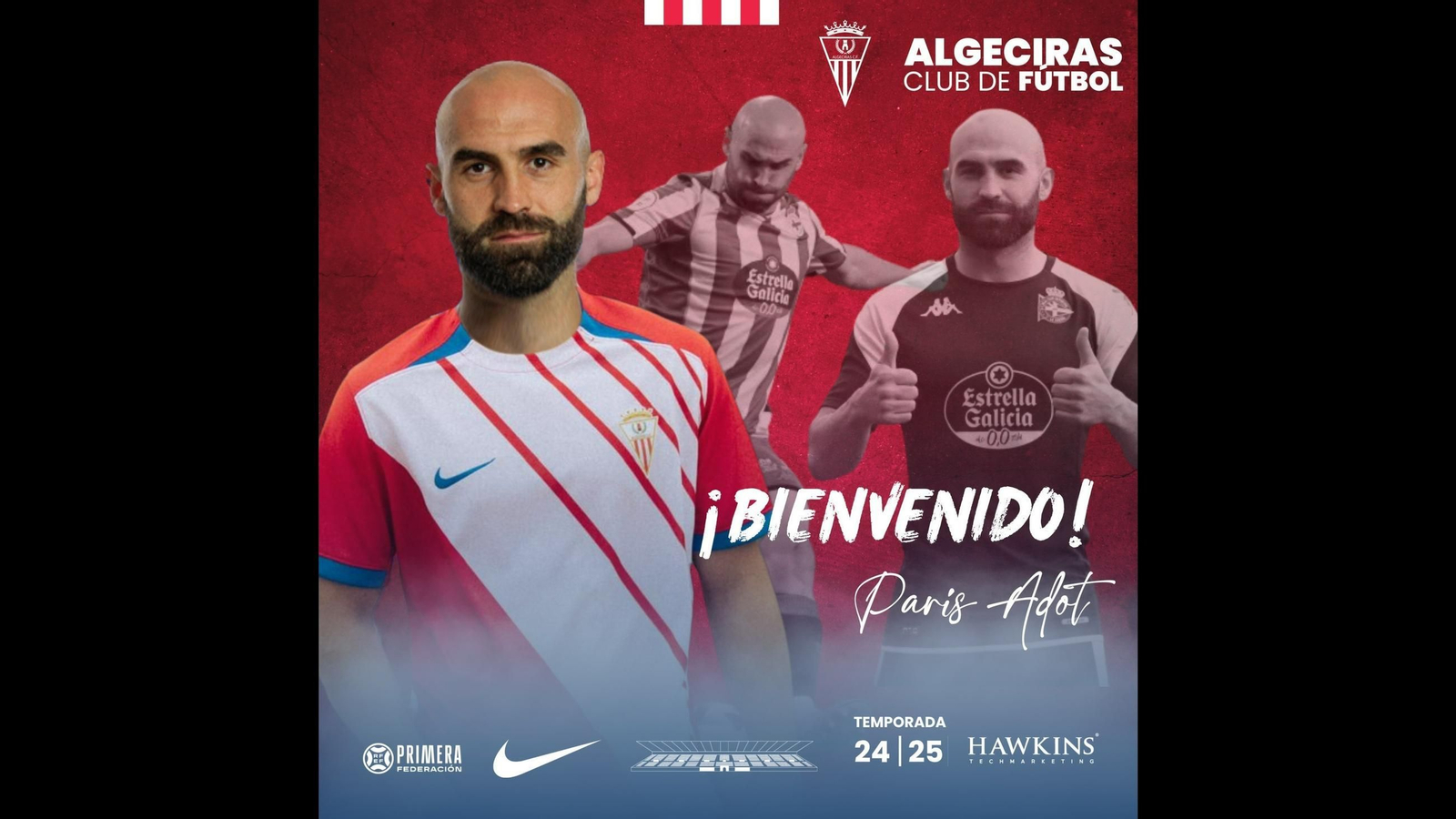 Así anunció el Algeciras el fichaje de Paris Adot Así anunció el Algeciras el fichaje de Paris Adot