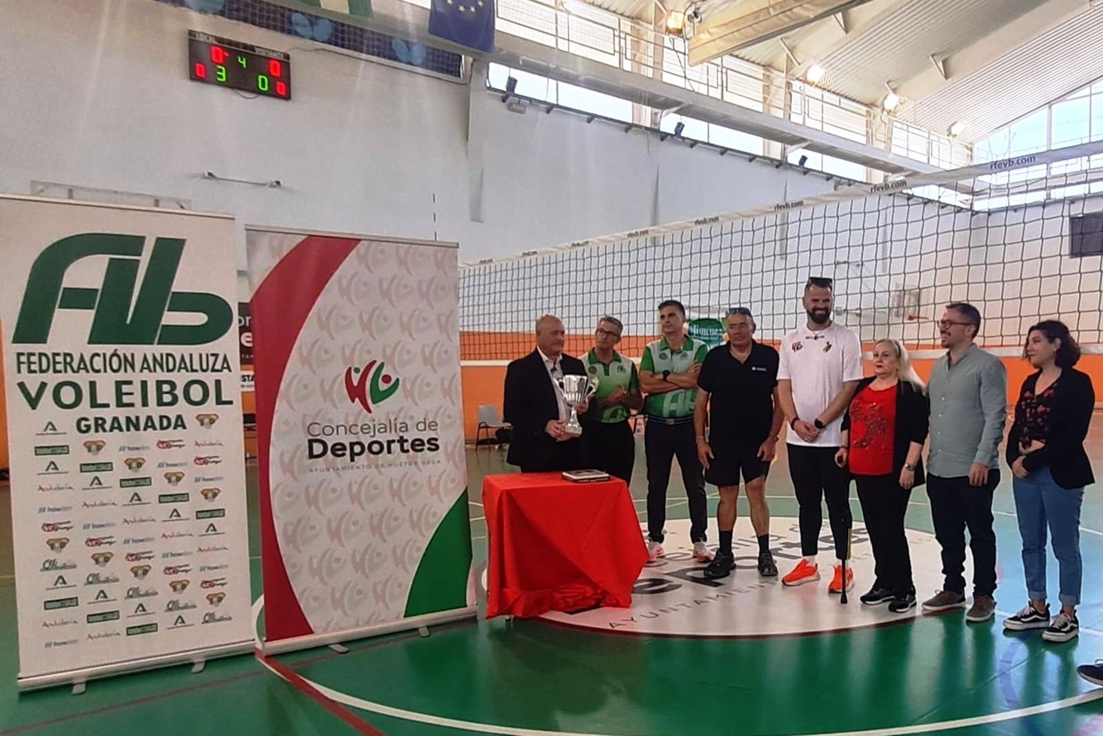 Un momento de la entrega de premios del torneo